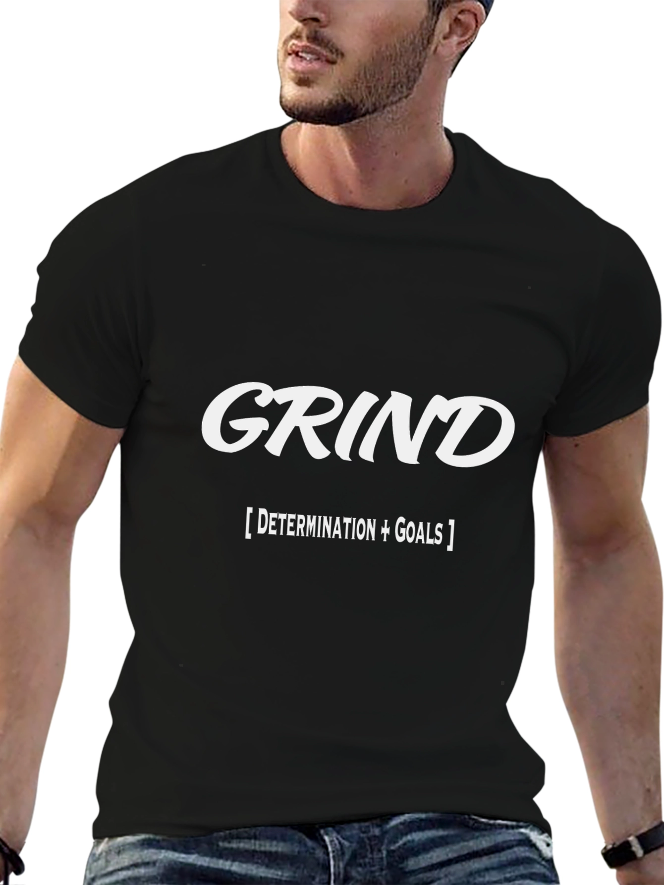 Grind Determination Goals Motivational T-Shirt