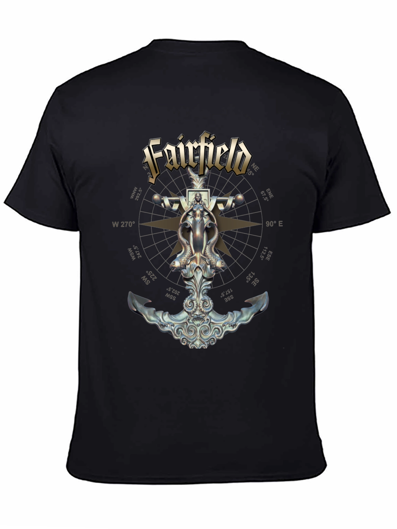 Fairfield Compass Anchor Graphic T-Shirt
