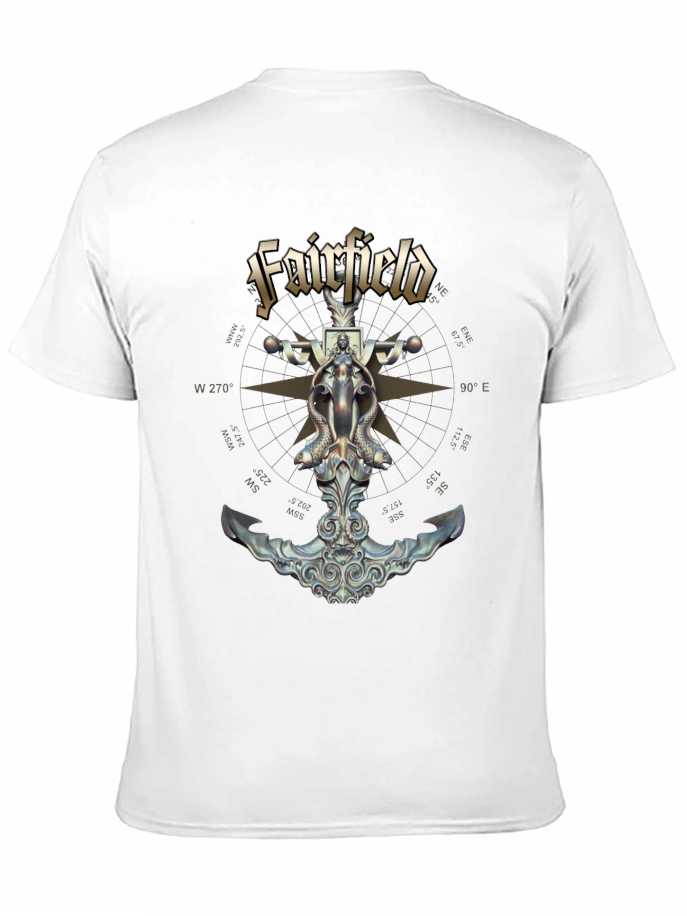 Fairfield Compass Anchor Graphic T-Shirt