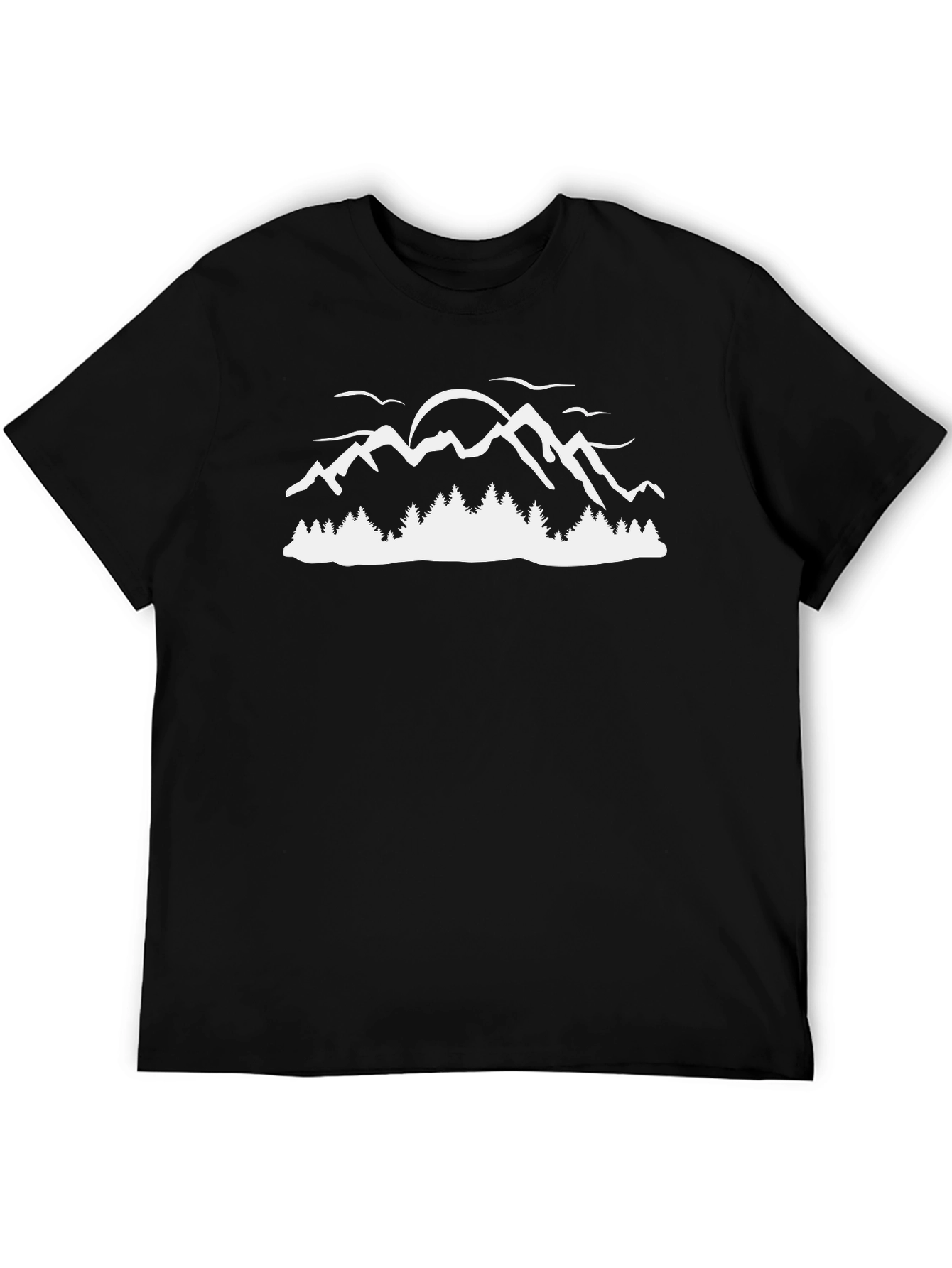 Mountainscape Graphic Tee - Nature Adventure Shirt