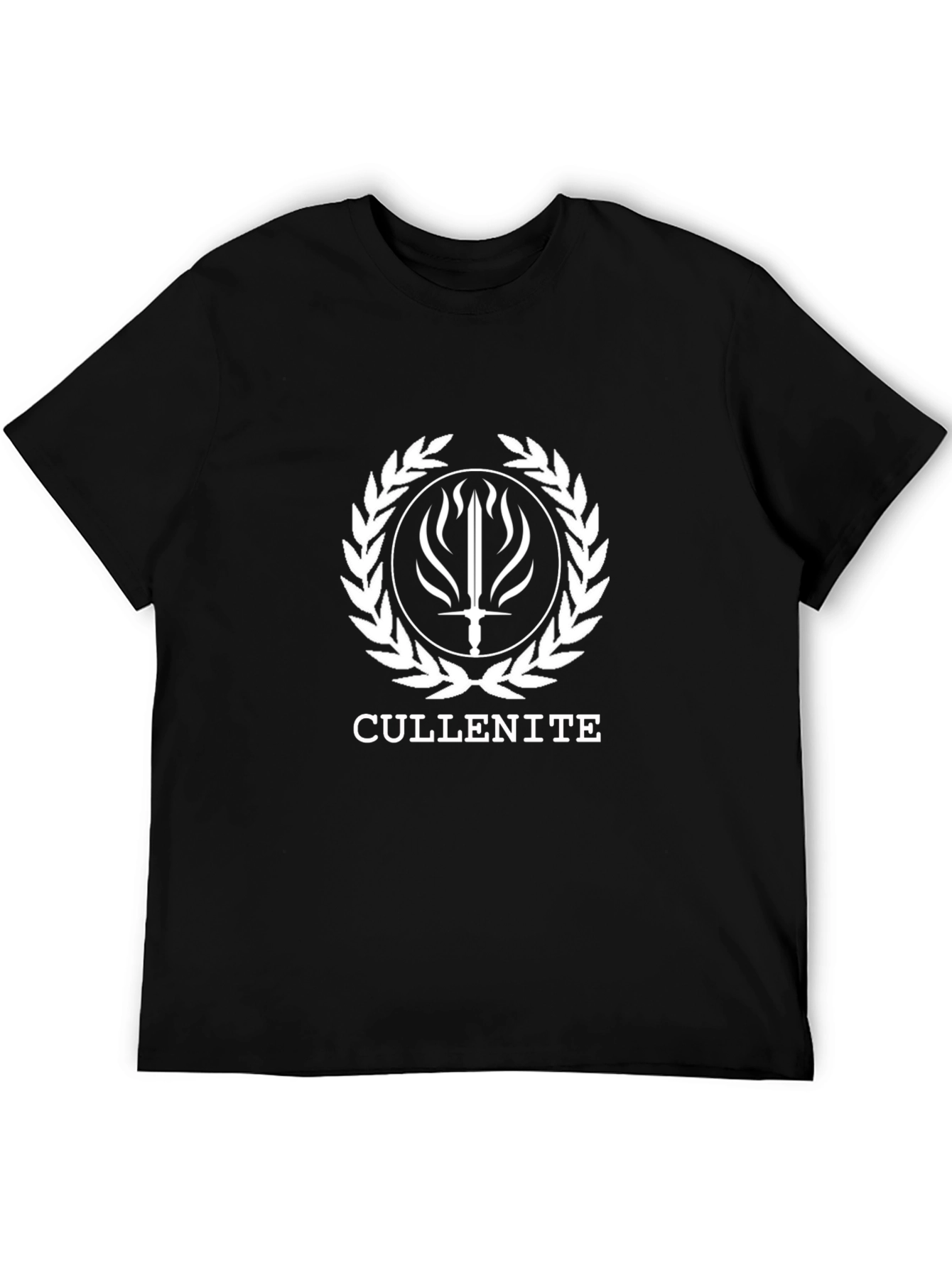 Cullenite Graphic Tee - Black Cotton Blend T-Shirt
