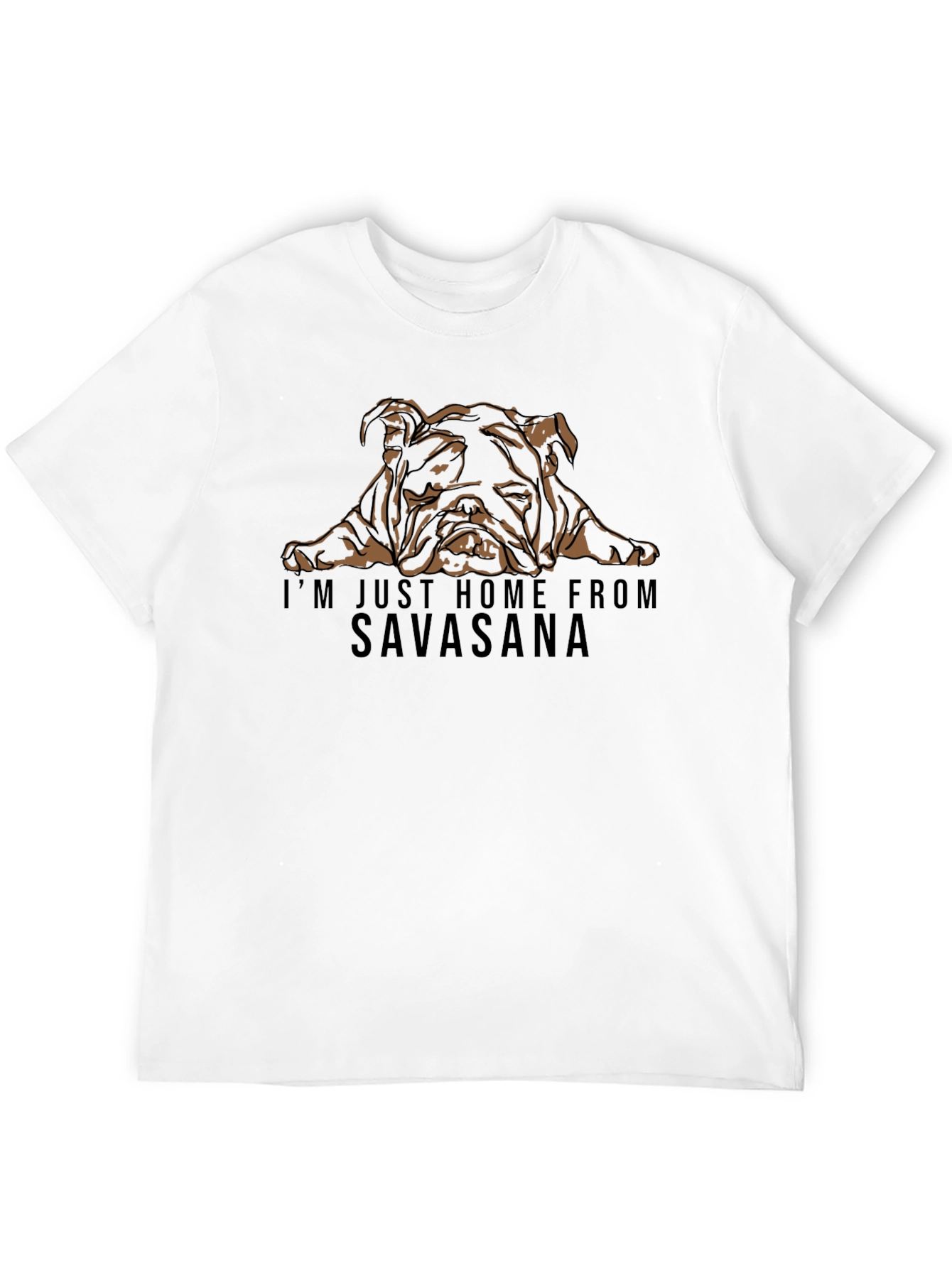 Savasana Bulldog Graphic Tee
