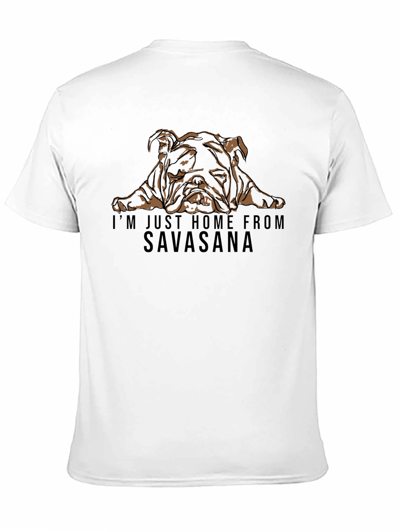 Savasana Bulldog Graphic Tee