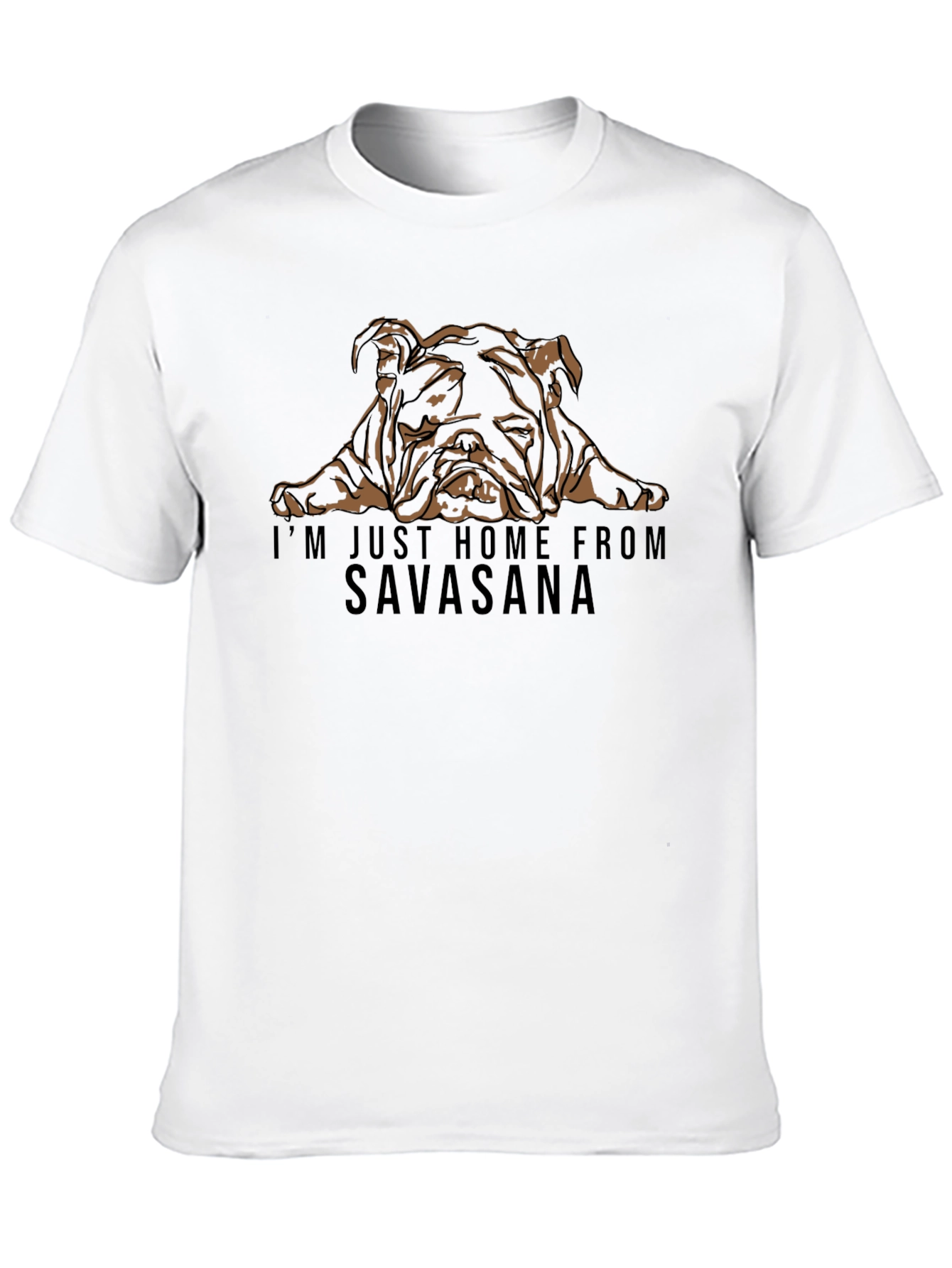 Savasana Bulldog Graphic Tee