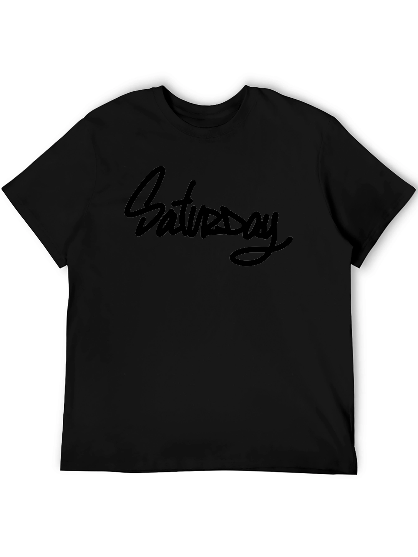Saturday Graphic Print Tee - Everyday Casual Wear
