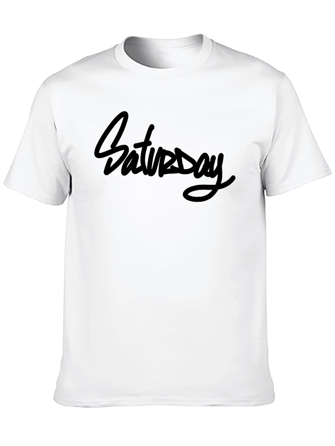 Saturday Graphic Print Tee - Everyday Casual Wear