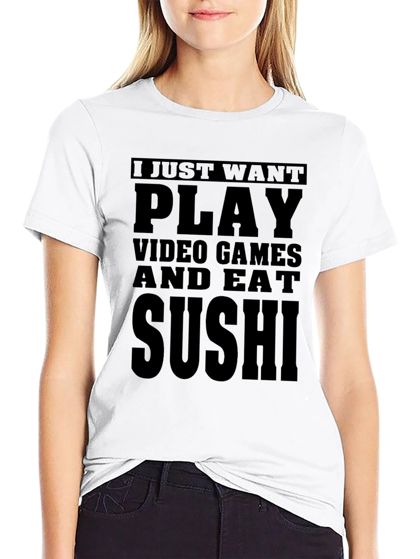 Play Video Games and Eat Sushi T-Shirt