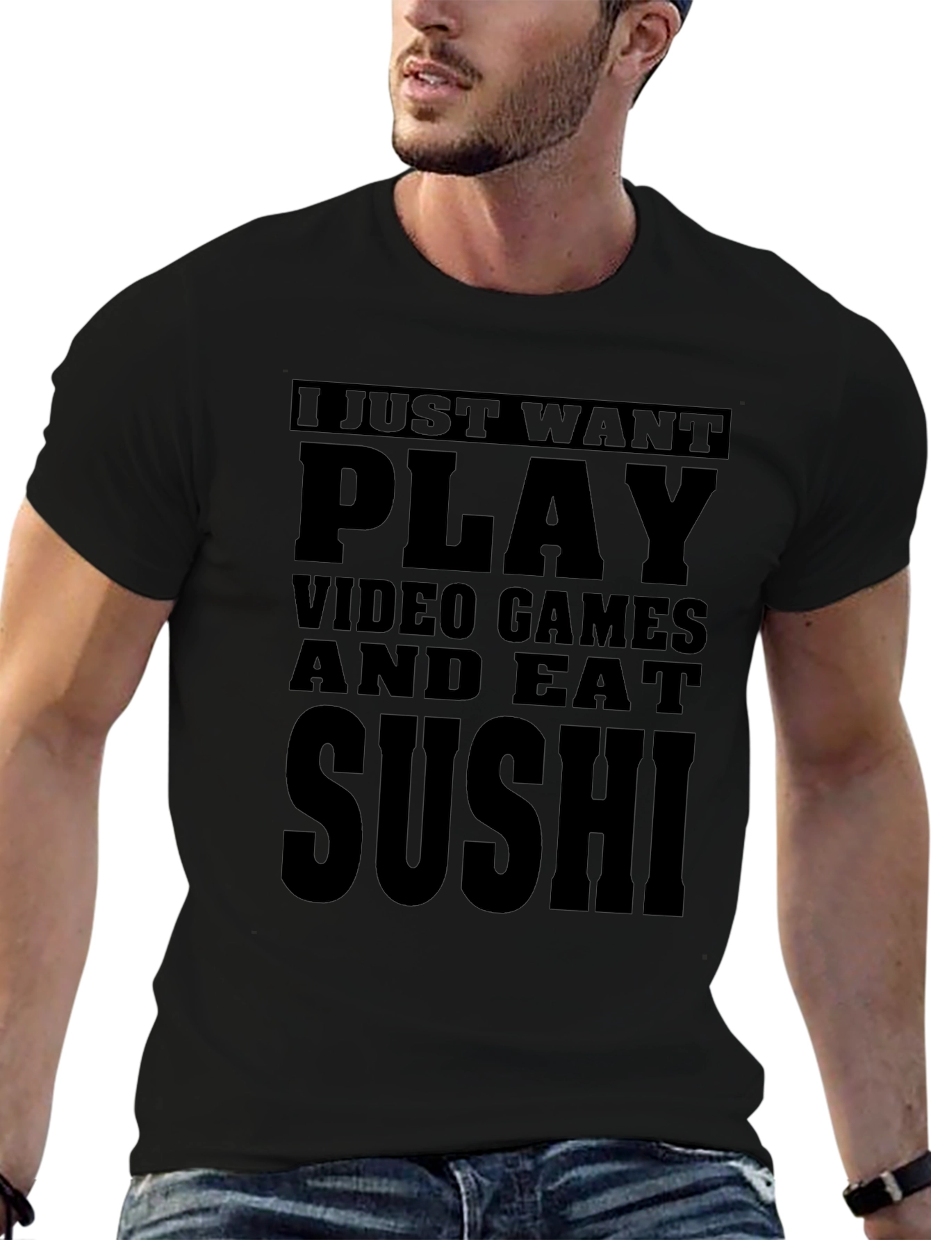 Play Video Games and Eat Sushi T-Shirt
