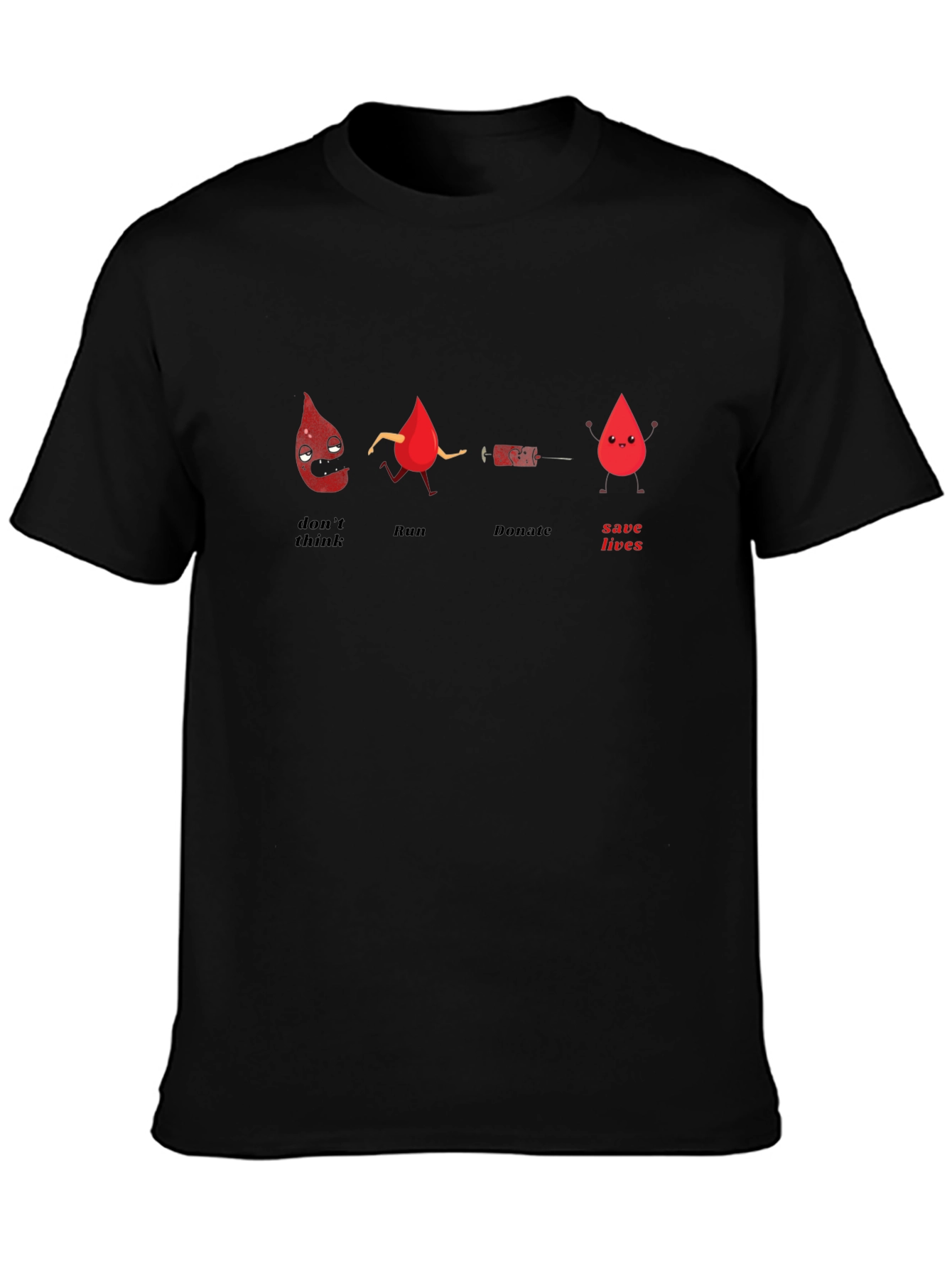 Donate Blood Graphic T-Shirt - Save Lives