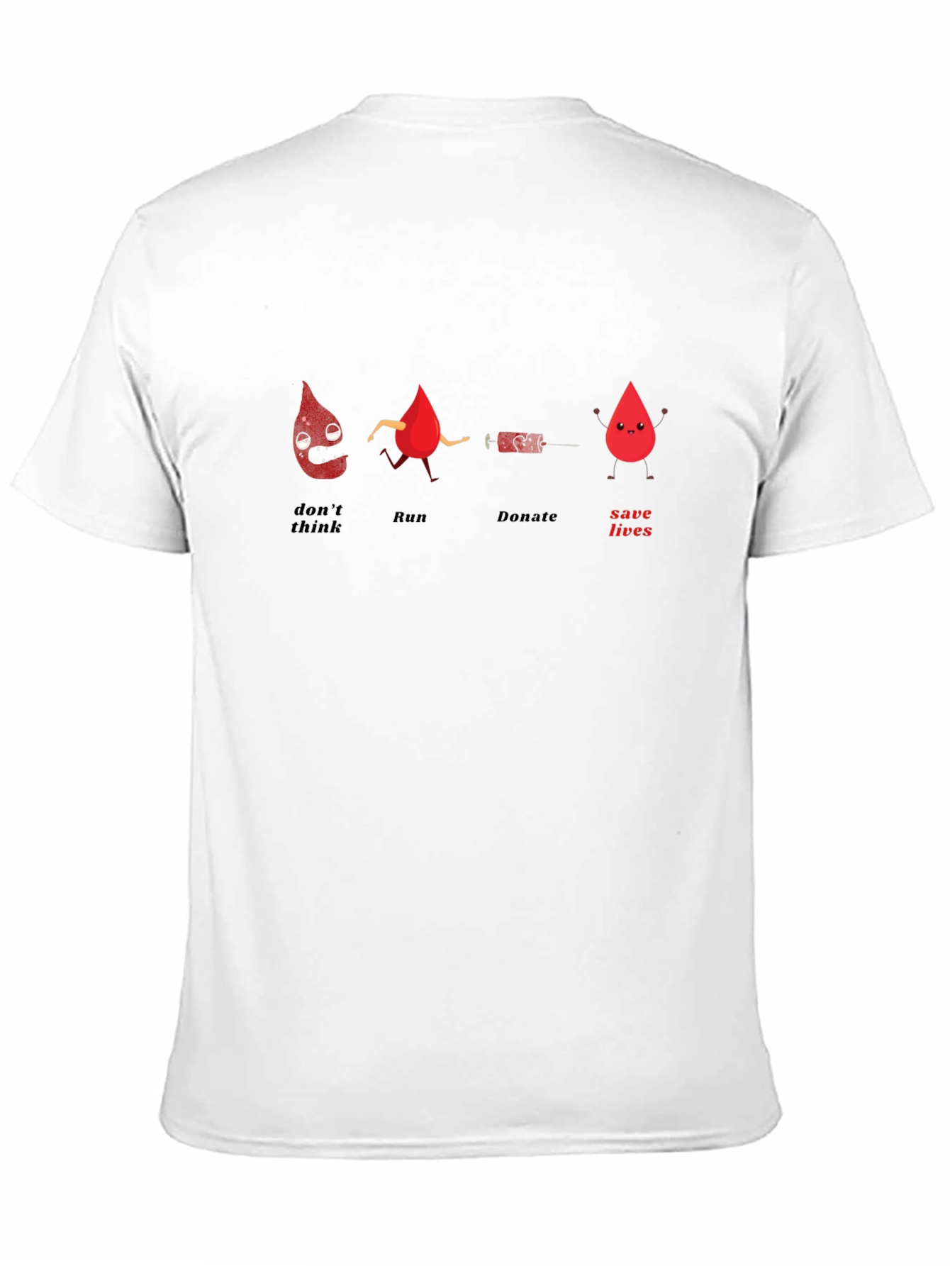 Donate Blood Graphic T-Shirt - Save Lives