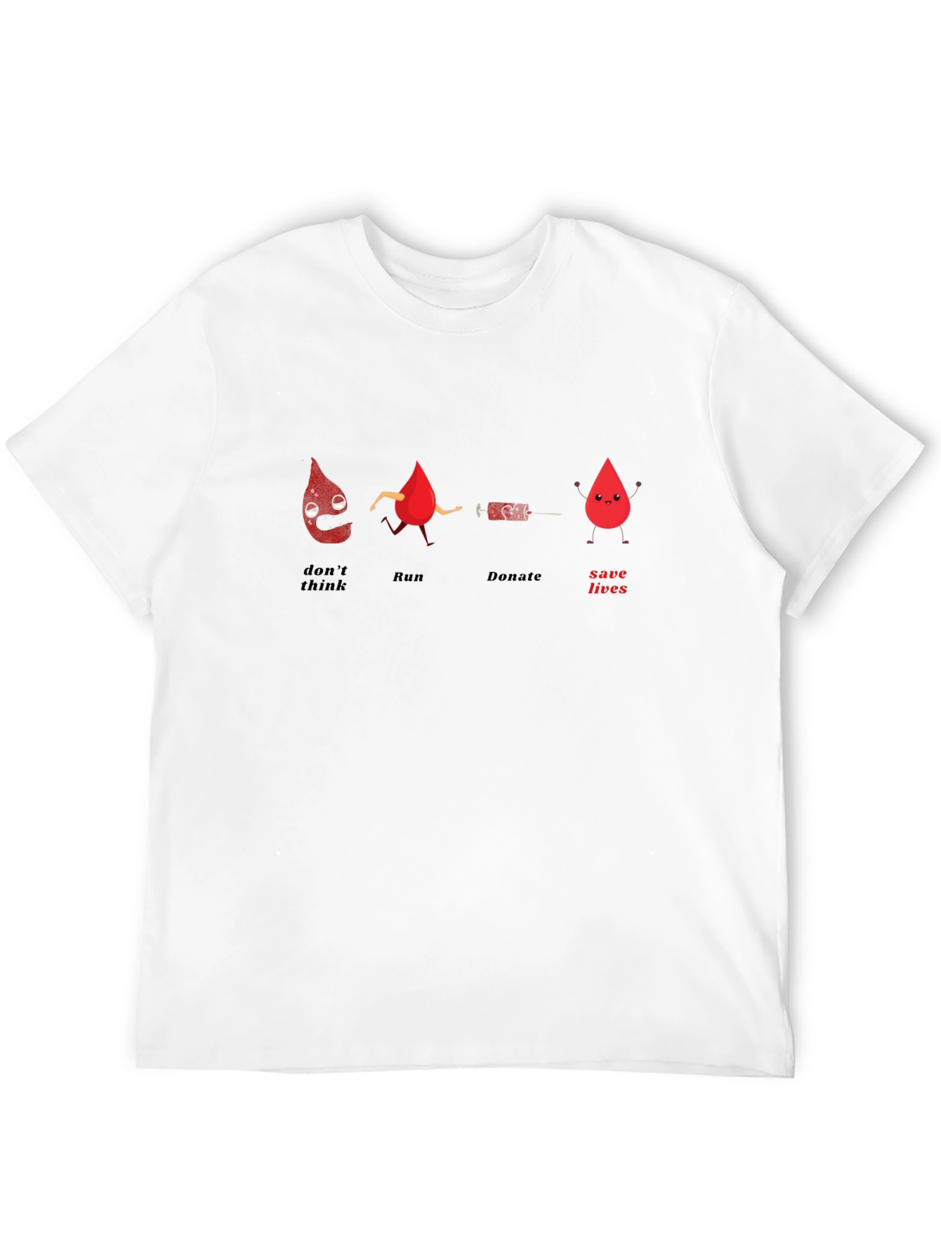 Donate Blood Graphic T-Shirt - Save Lives
