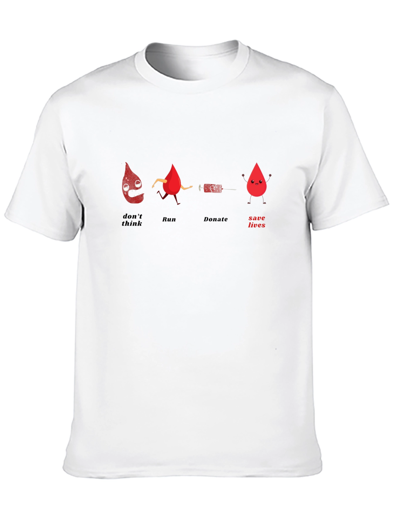Donate Blood Graphic T-Shirt - Save Lives