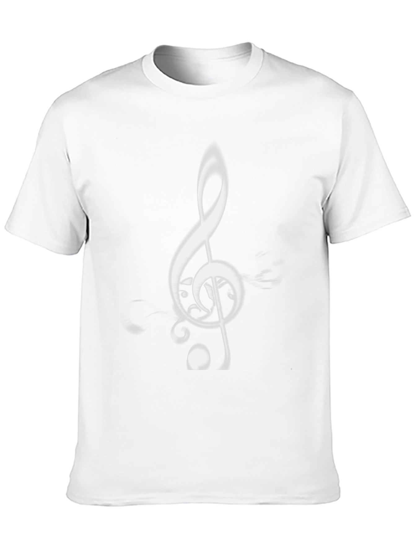 Music Note Graphic Tee - Stylish Black T-Shirt