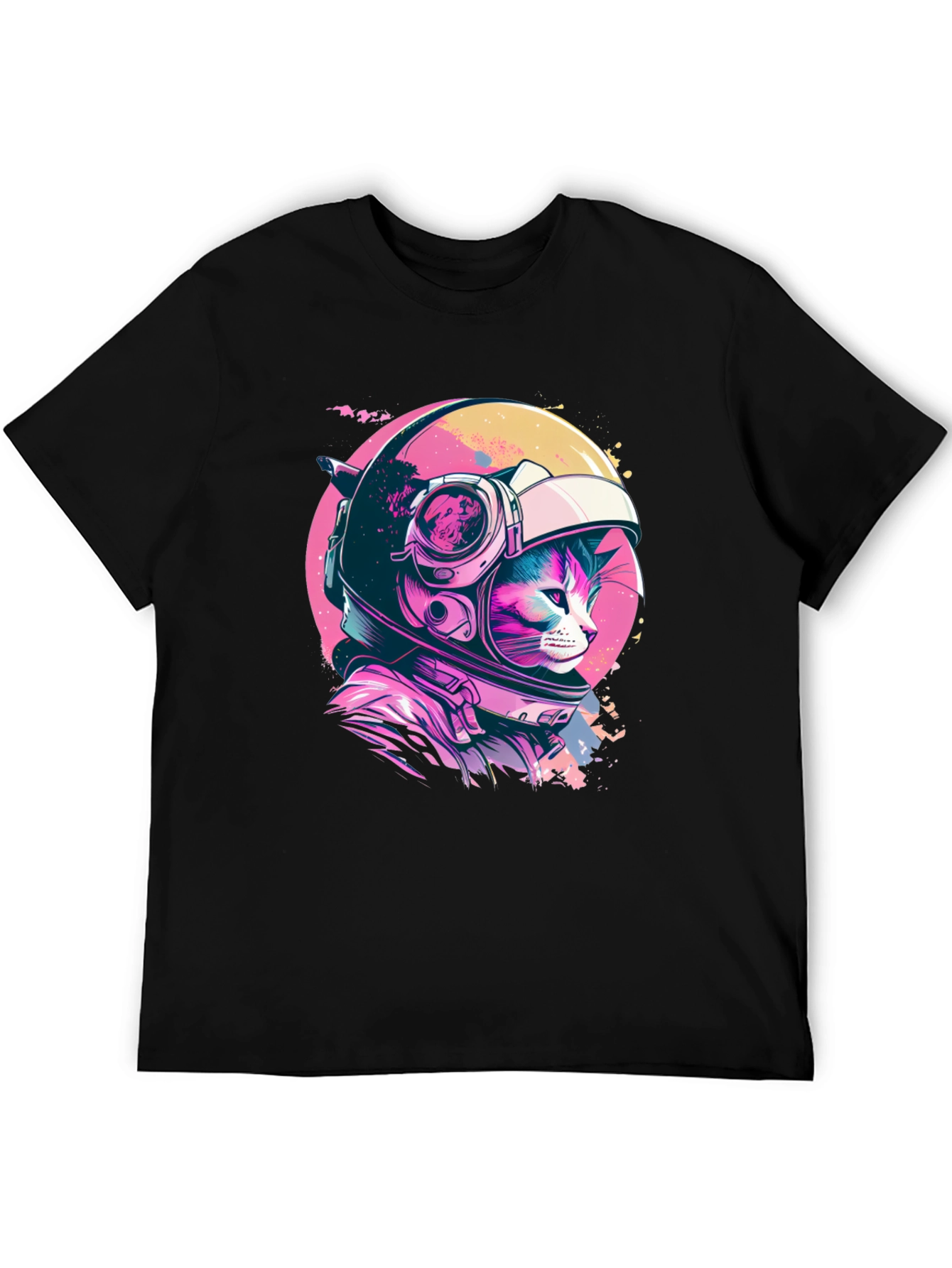 Cosmic Cat T-Shirt - Astronaut Kitten in Space!