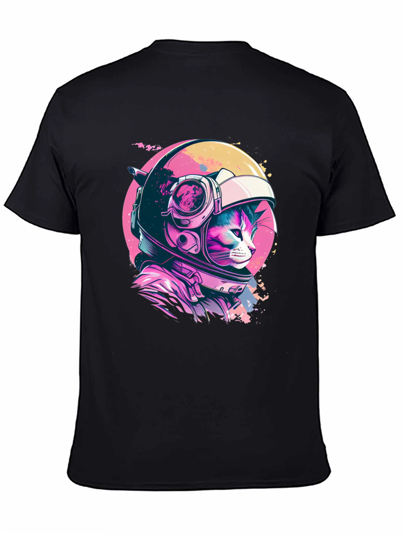 Cosmic Cat T-Shirt - Astronaut Kitten in Space!