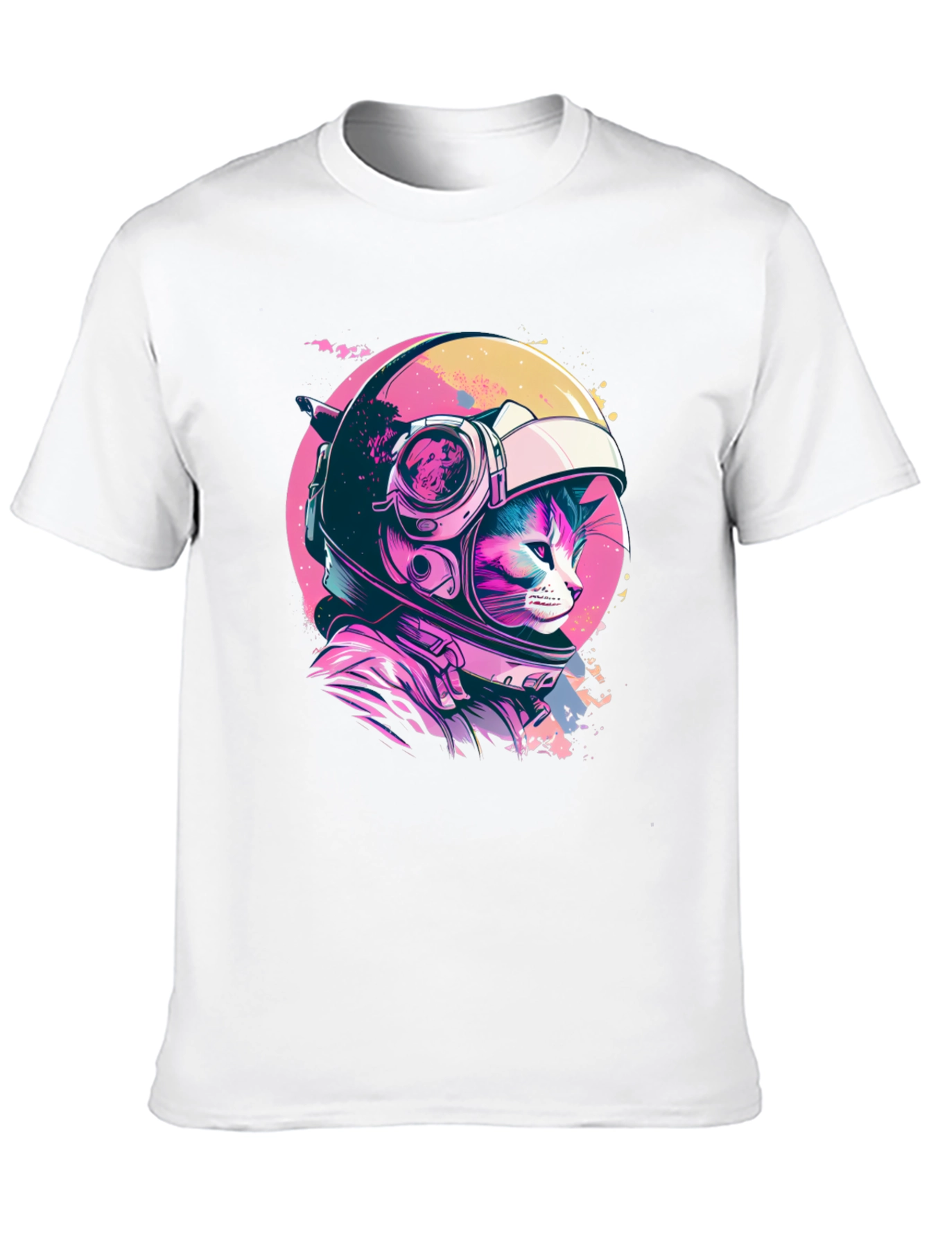 Cosmic Cat T-Shirt - Astronaut Kitten in Space!