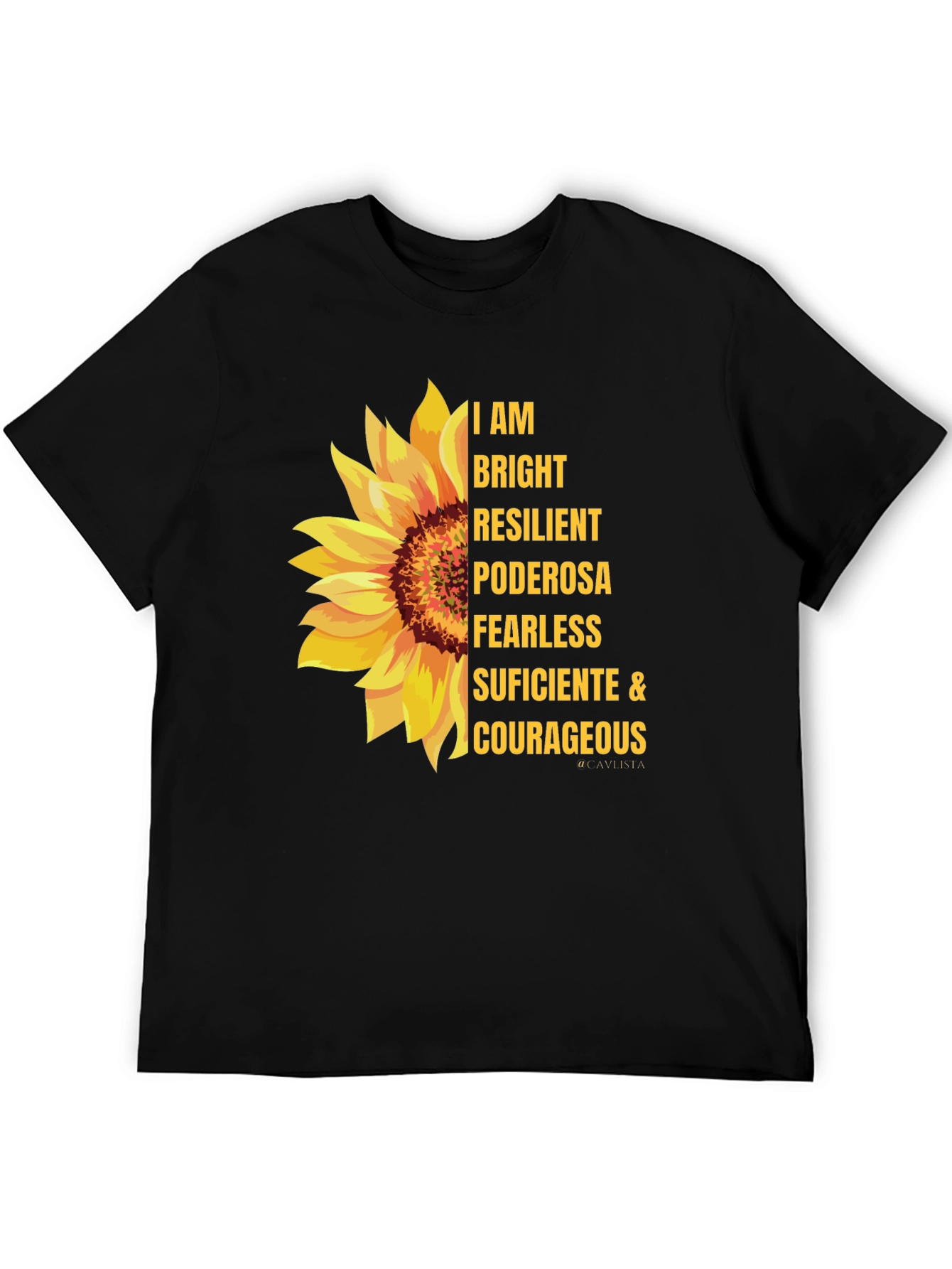 I AM Bright Sunflower Graphic Tee