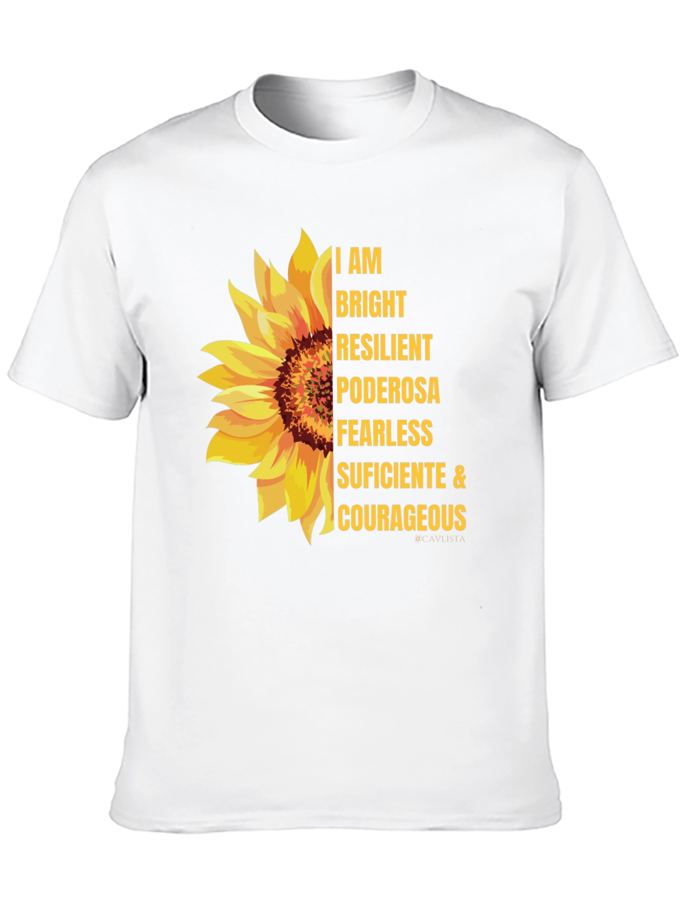 I AM Bright Sunflower Graphic Tee