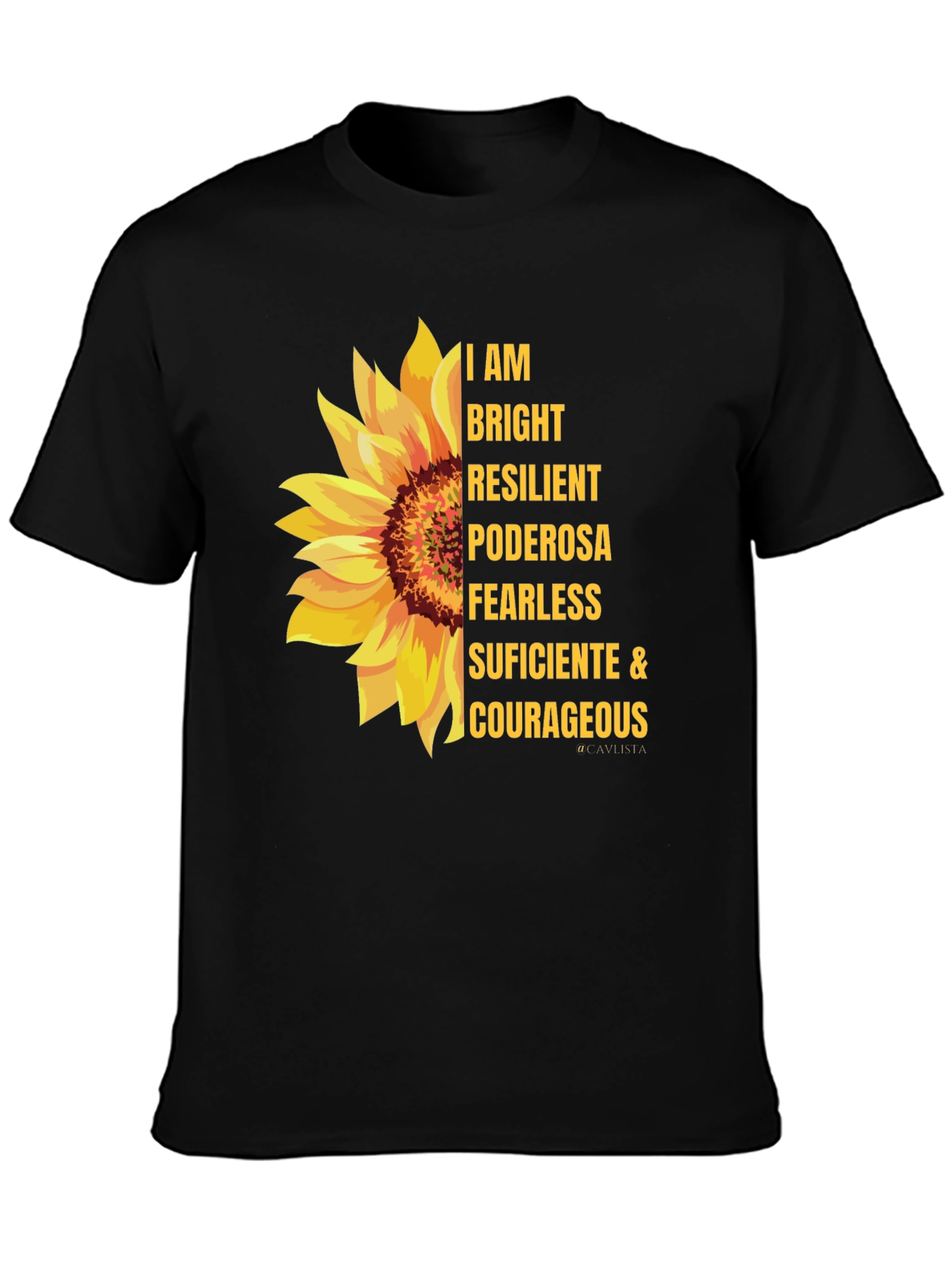 I AM Bright Sunflower Graphic Tee