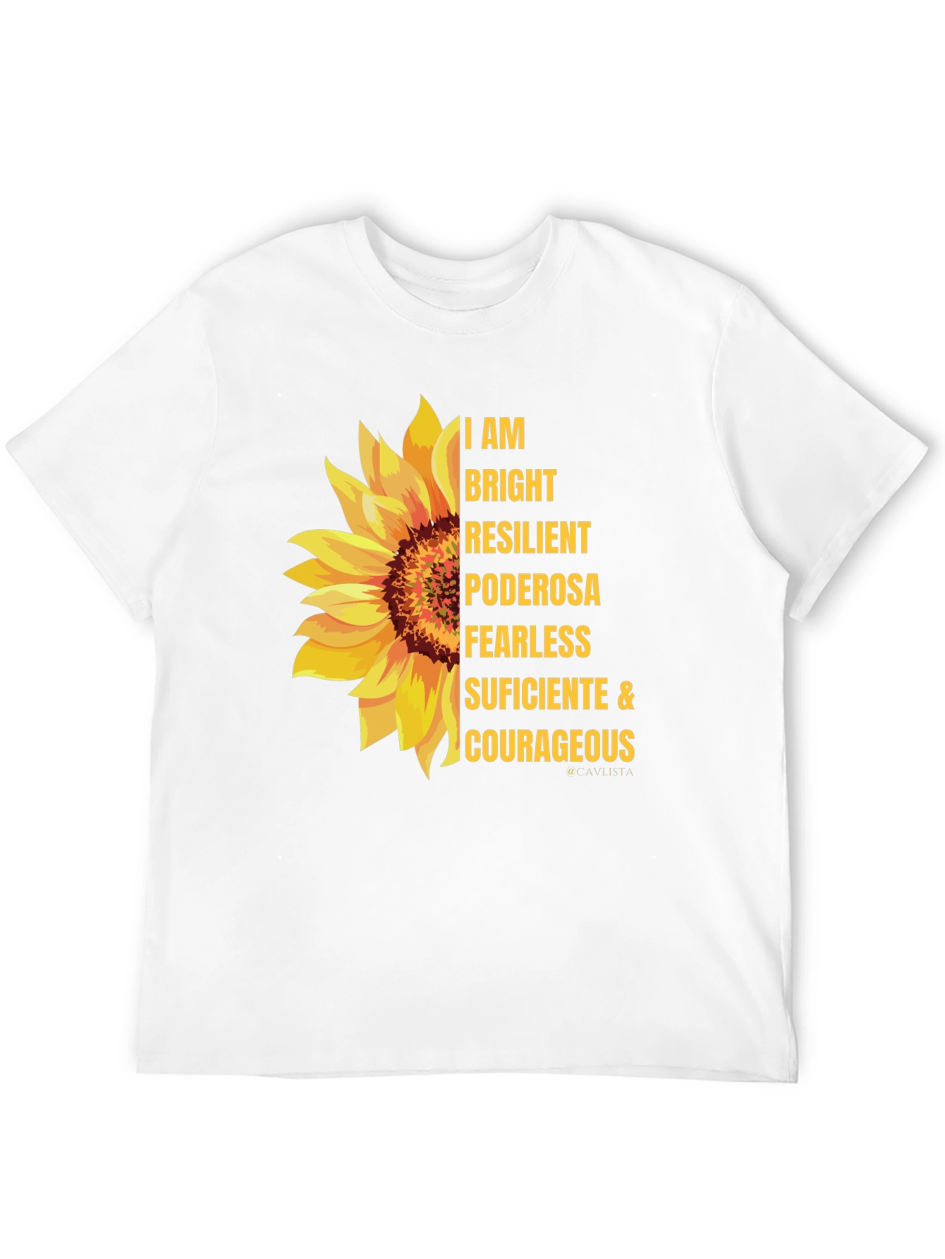 I AM Bright Sunflower Graphic Tee