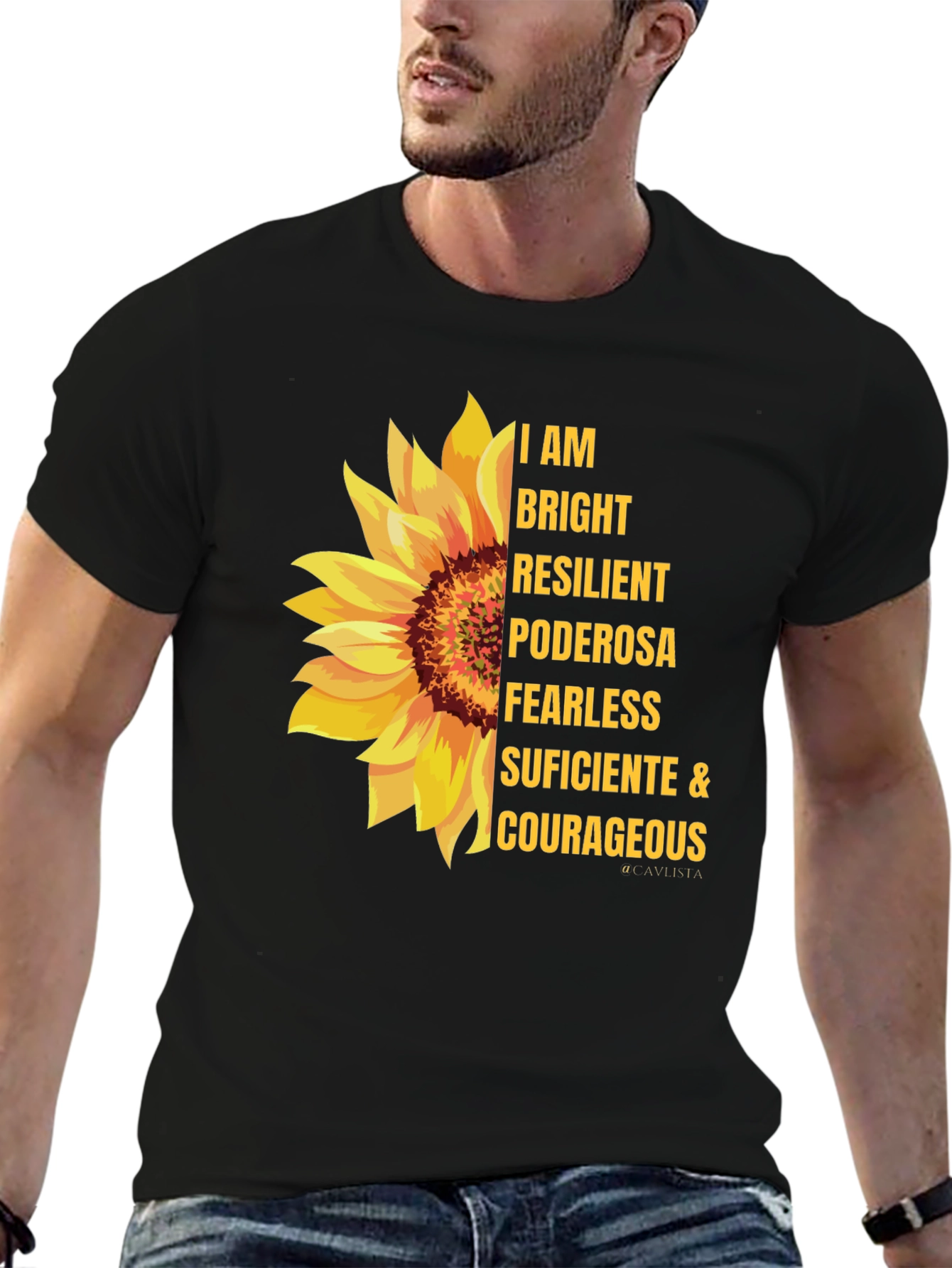 I AM Bright Sunflower Graphic Tee