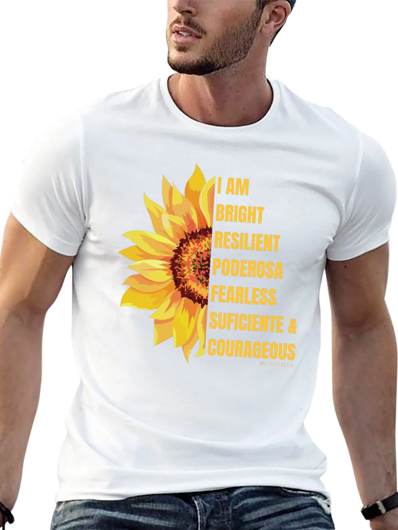 I AM Bright Sunflower Graphic Tee