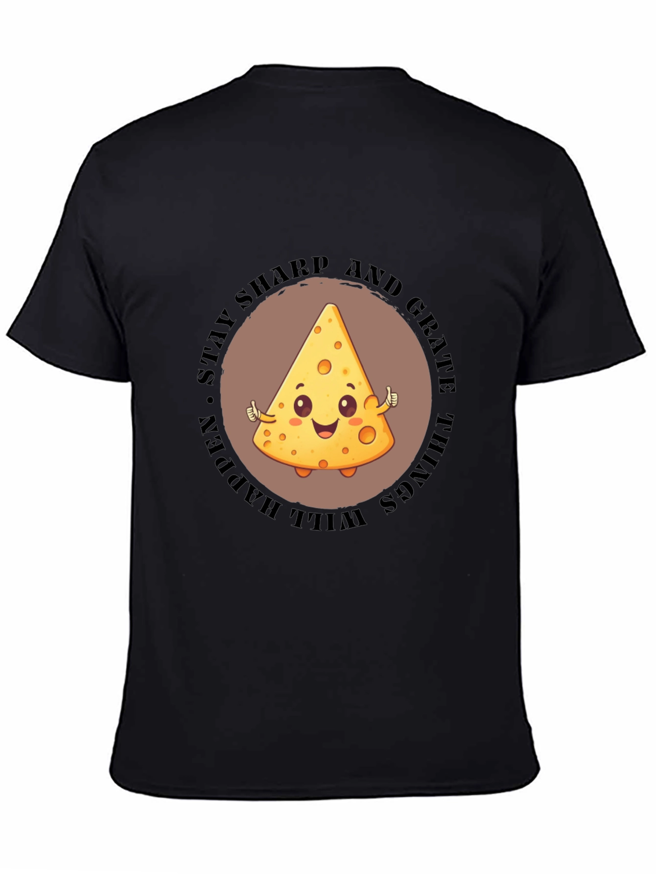 Stay Sharp Cheese Graphic T-Shirt