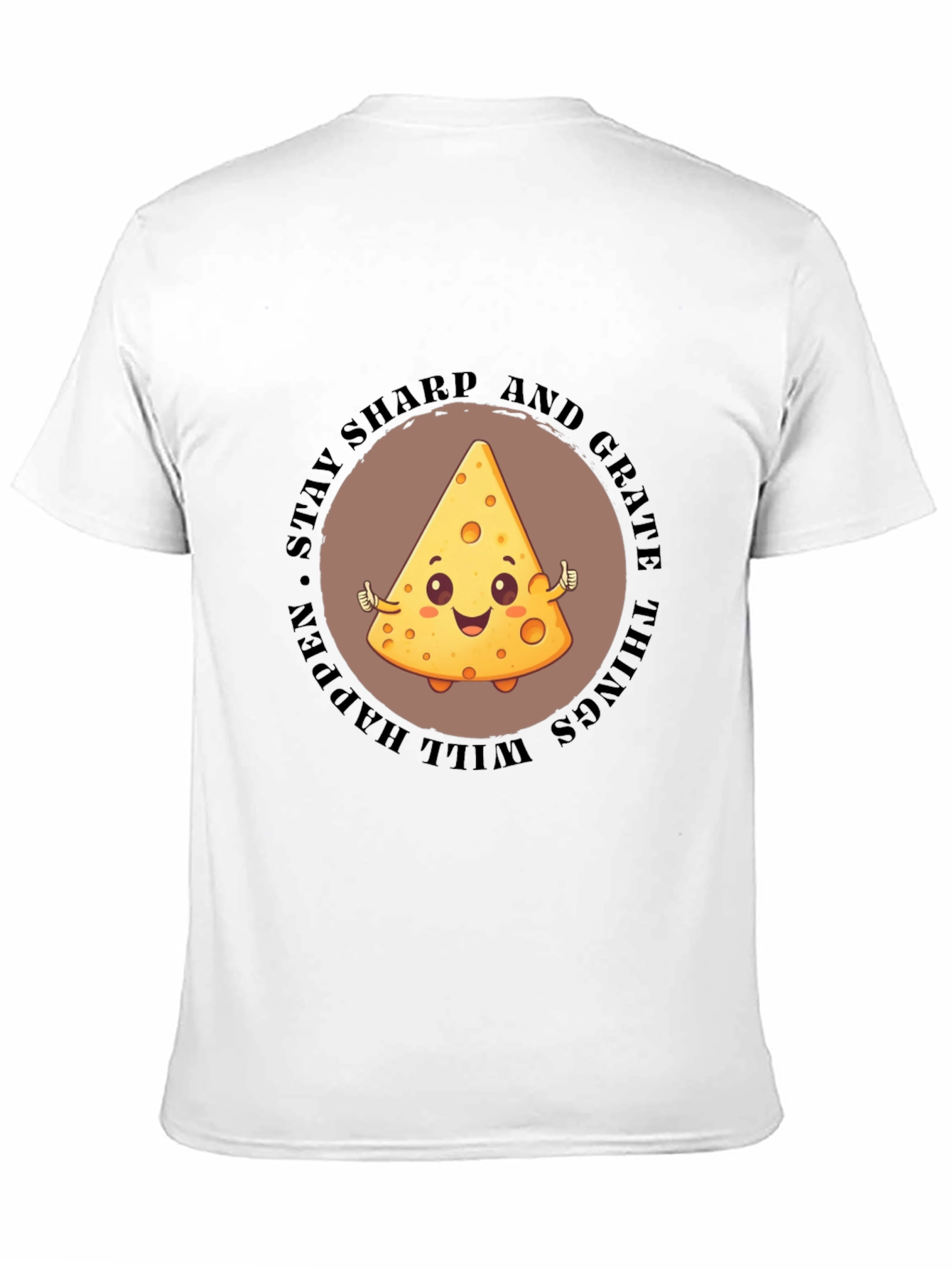 Stay Sharp Cheese Graphic T-Shirt