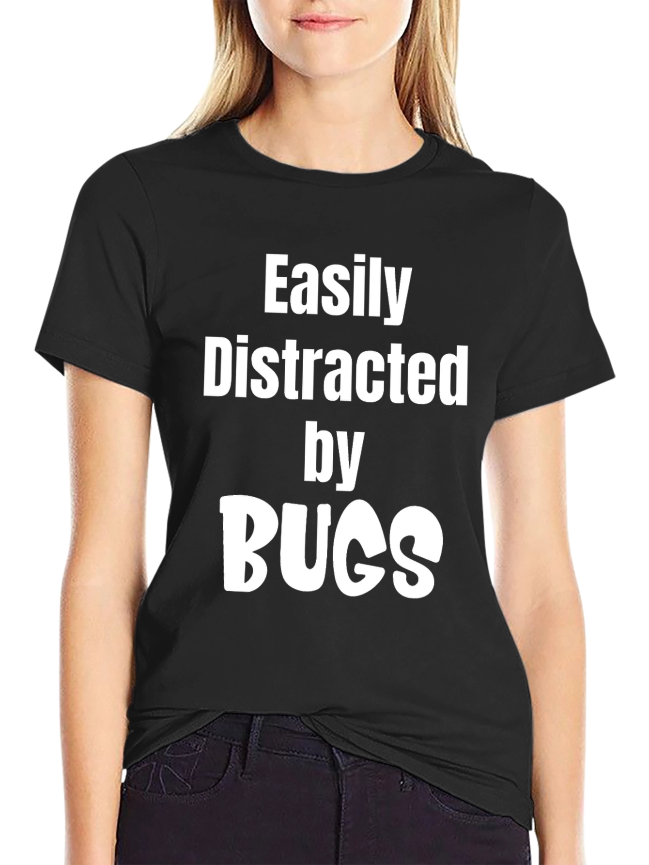 Easily Distracted By Bugs Graphic Tee