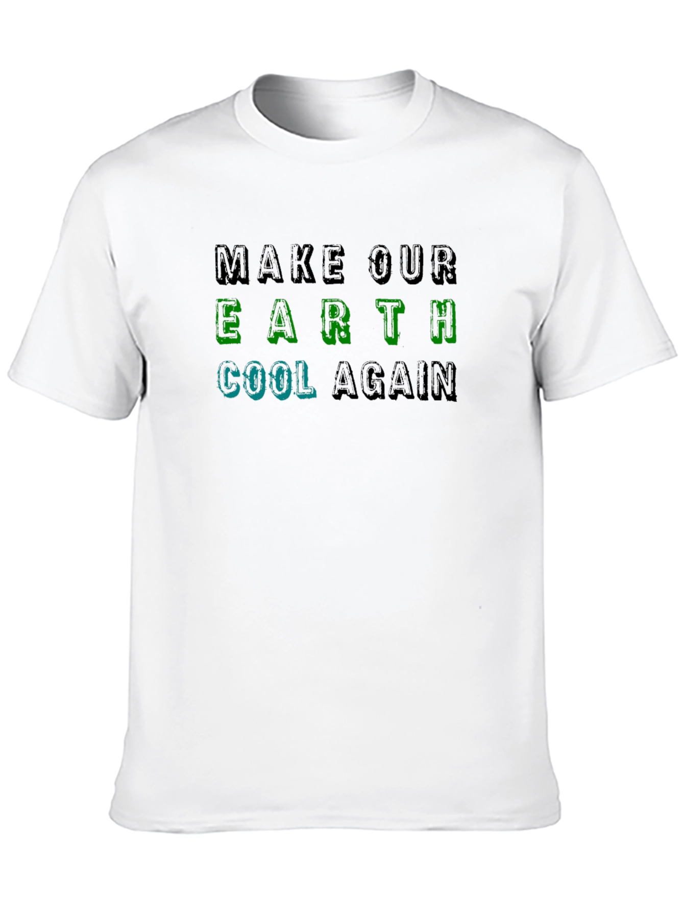 Earth Cool Again Graphic Tee - Climate Awareness