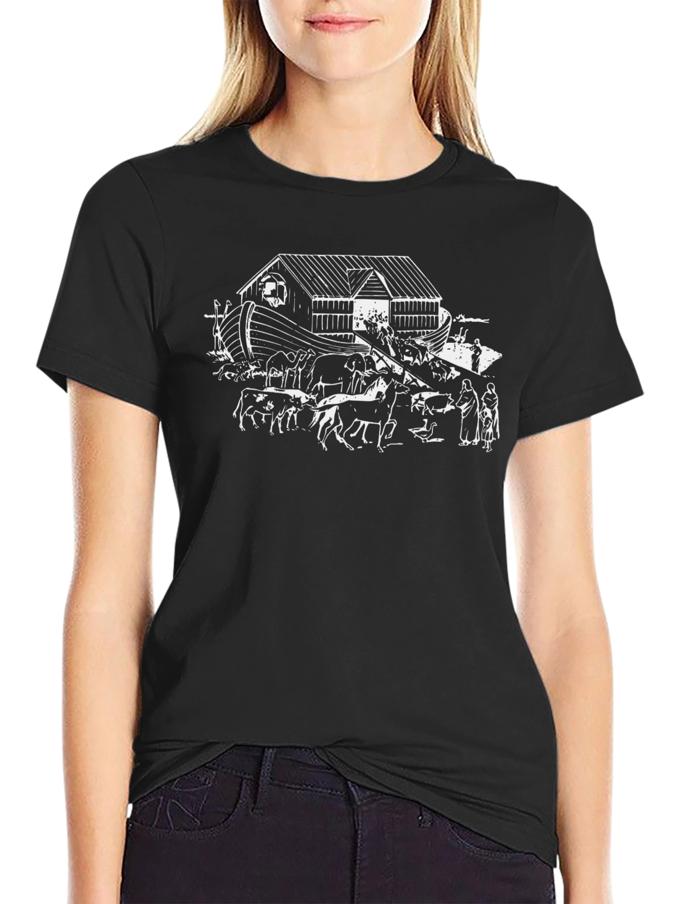 Noahs Ark Graphic Tee - Black