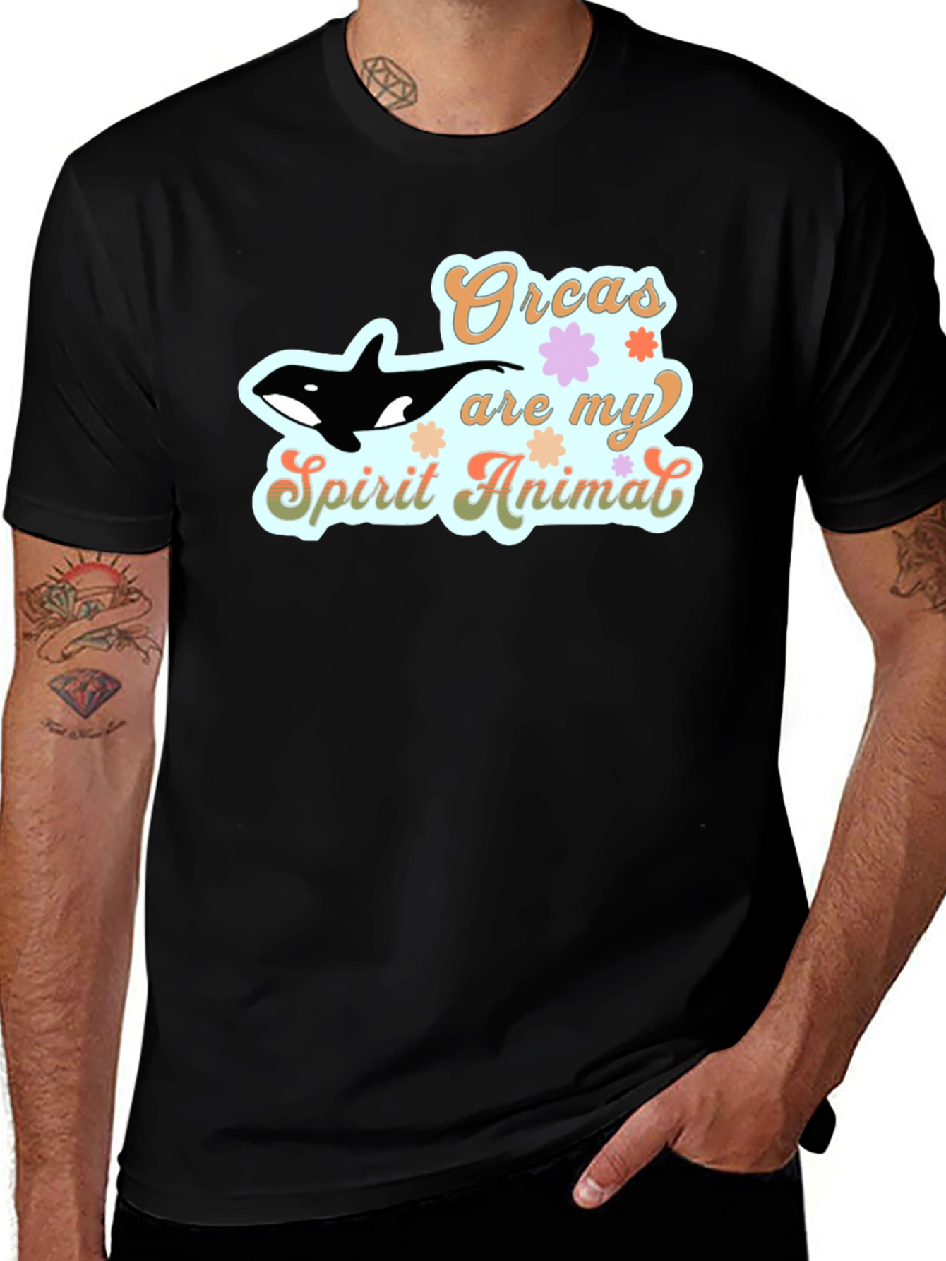 Orcas Are My Spirit Animal Graphic Tee