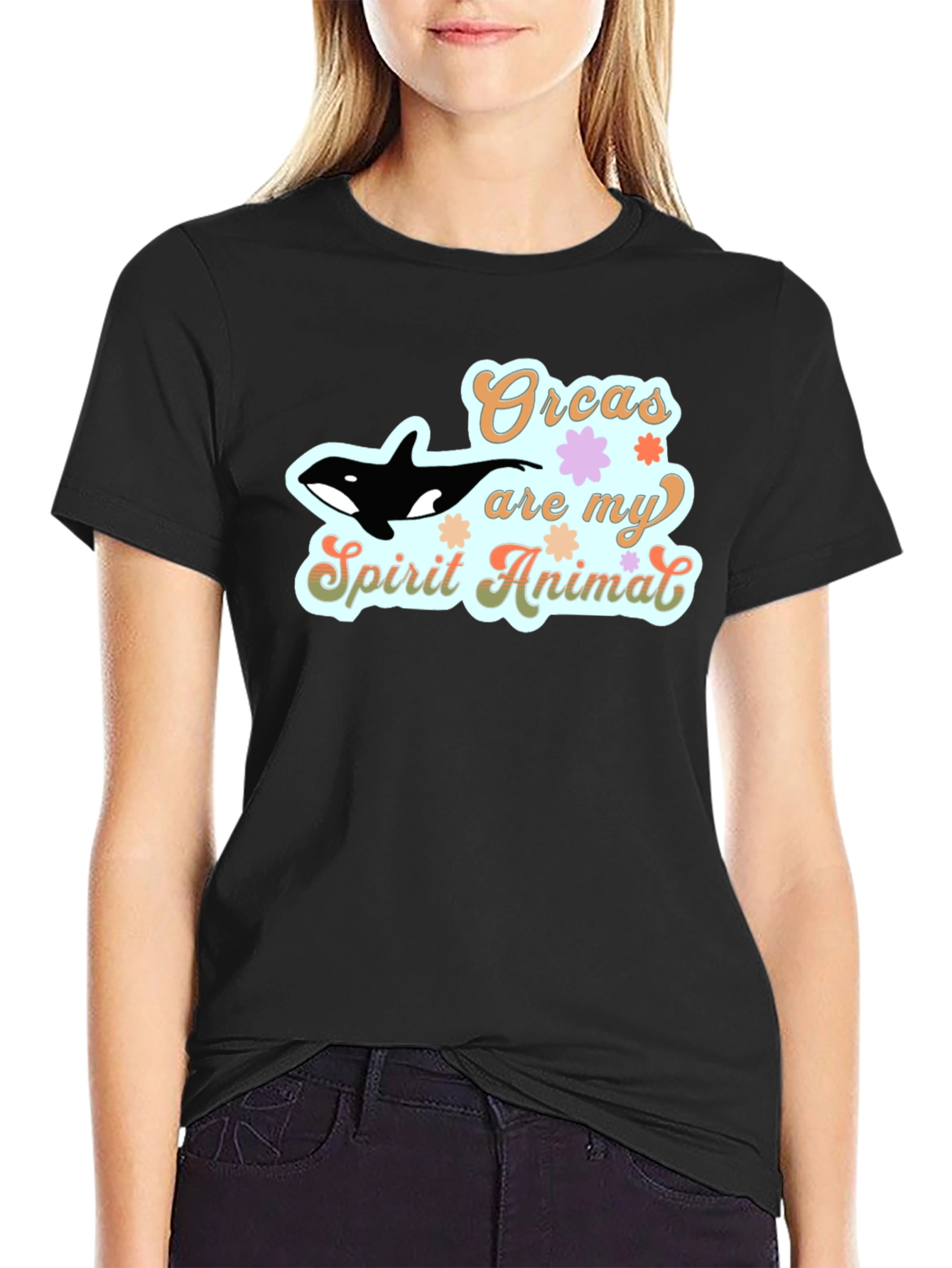 Orcas Are My Spirit Animal Graphic Tee