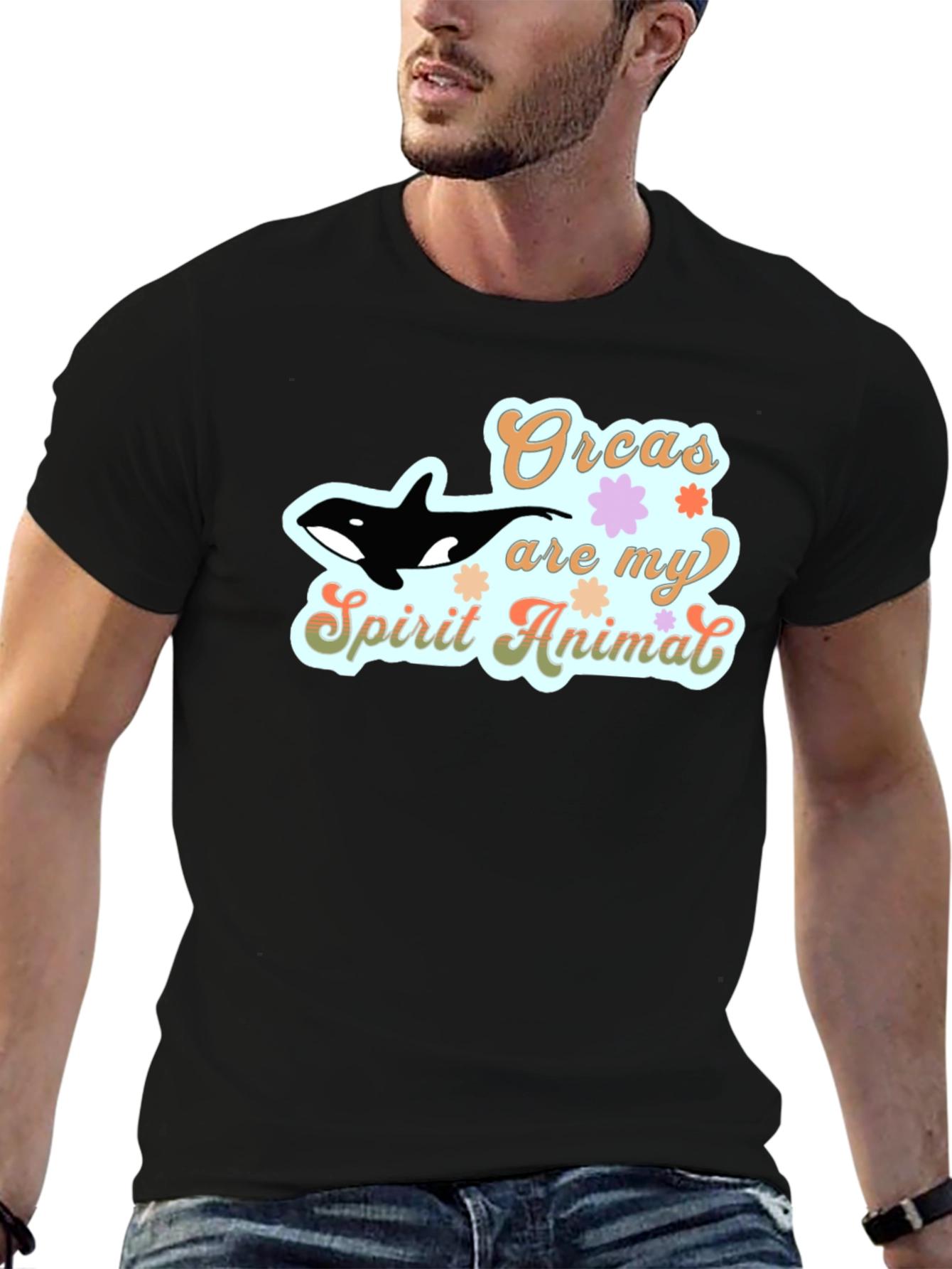 Orcas Are My Spirit Animal Graphic Tee