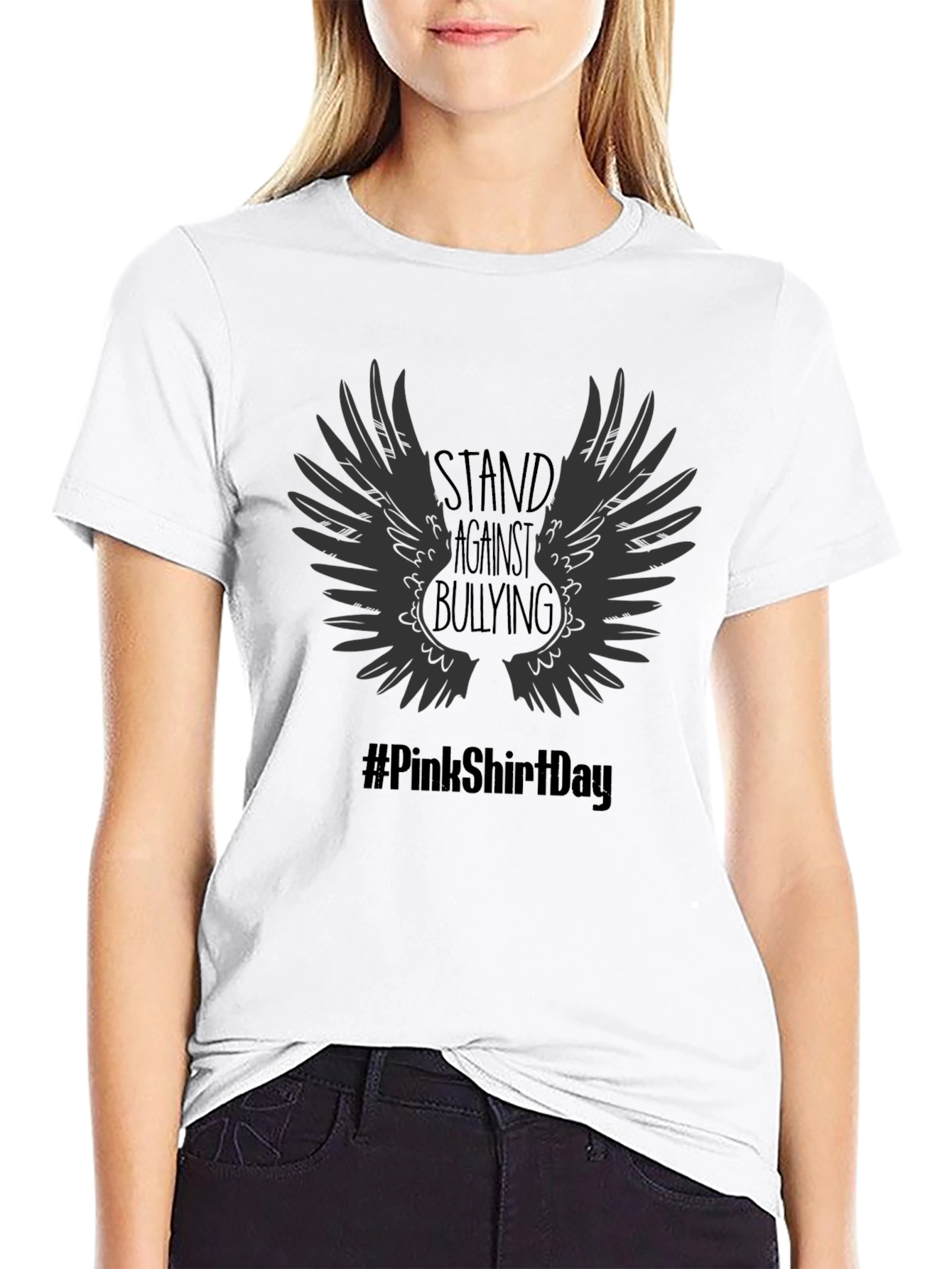 Stand Against Bullying T-Shirt - Pink Shirt Day