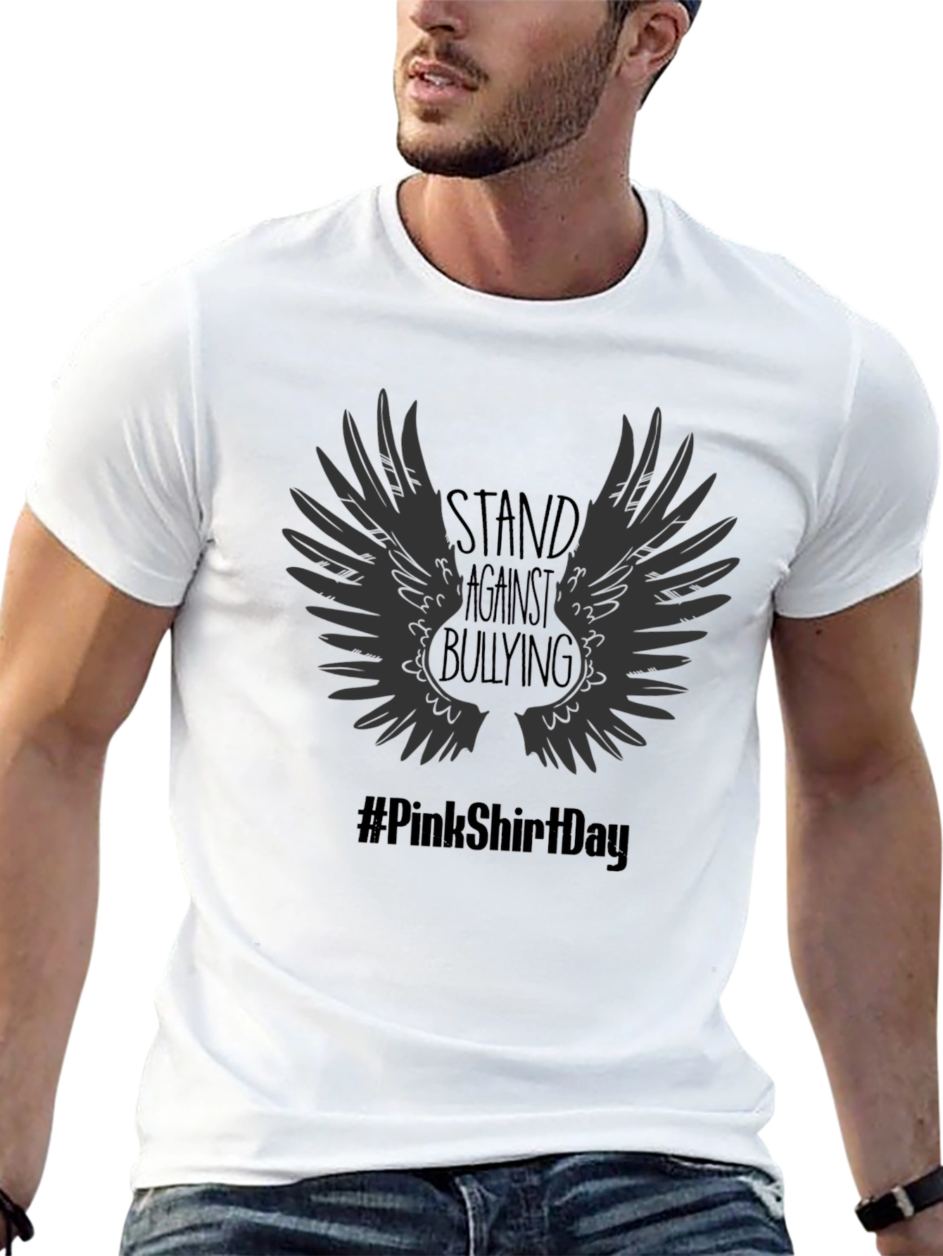 Stand Against Bullying T-Shirt - Pink Shirt Day