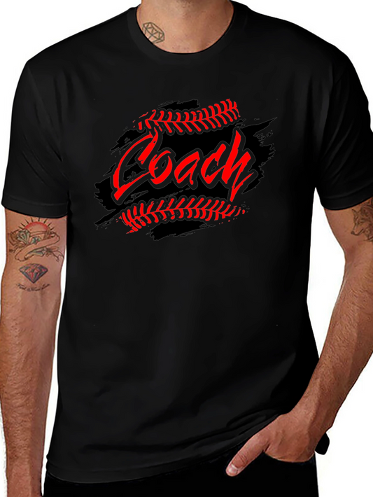 Baseball Coach Graphic T-Shirt