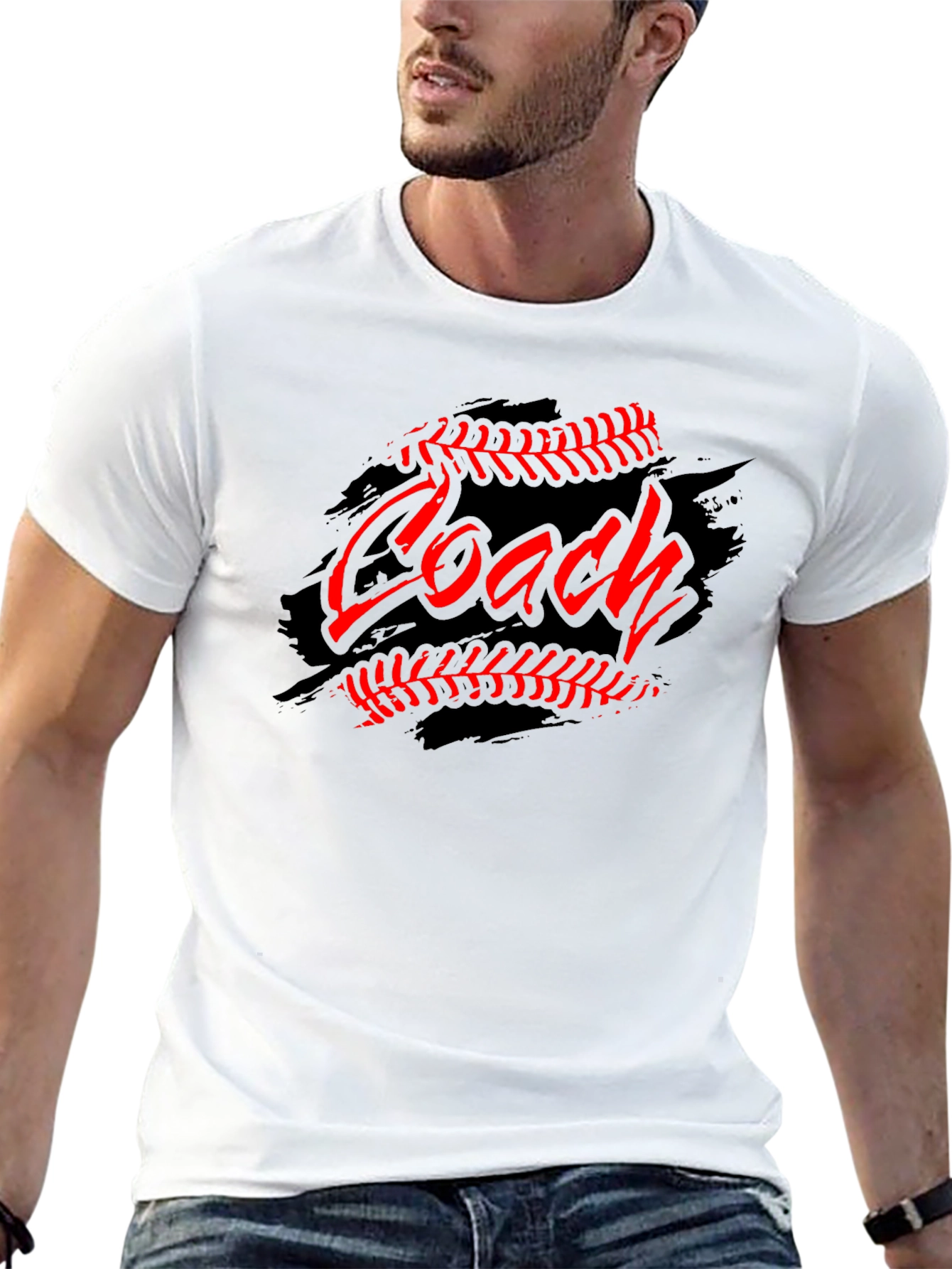 Baseball Coach Graphic T-Shirt