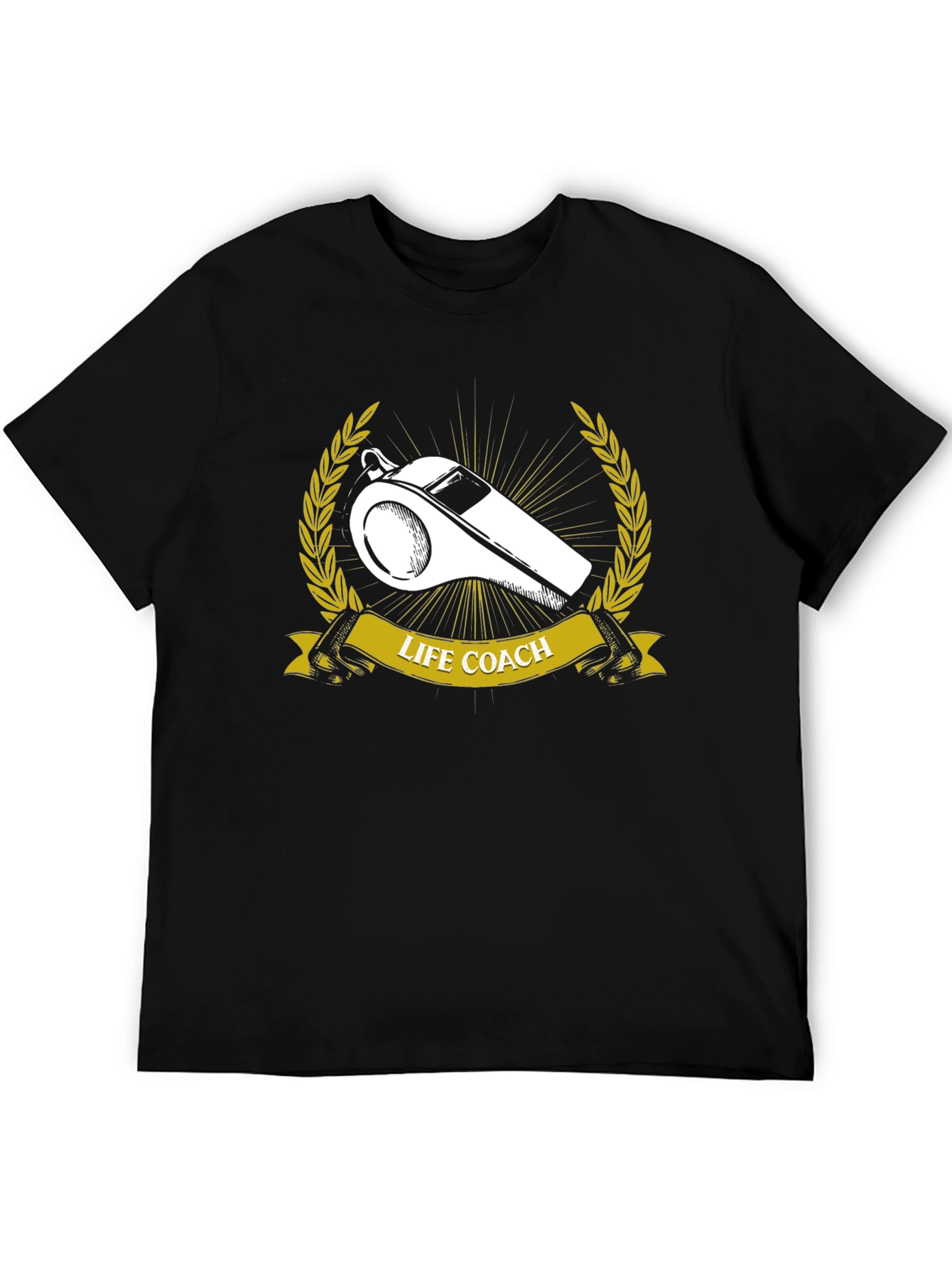 Life Coach Whistle Graphic T-Shirt