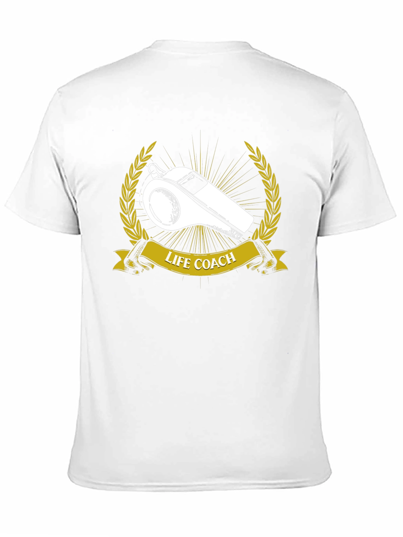 Life Coach Whistle Graphic T-Shirt
