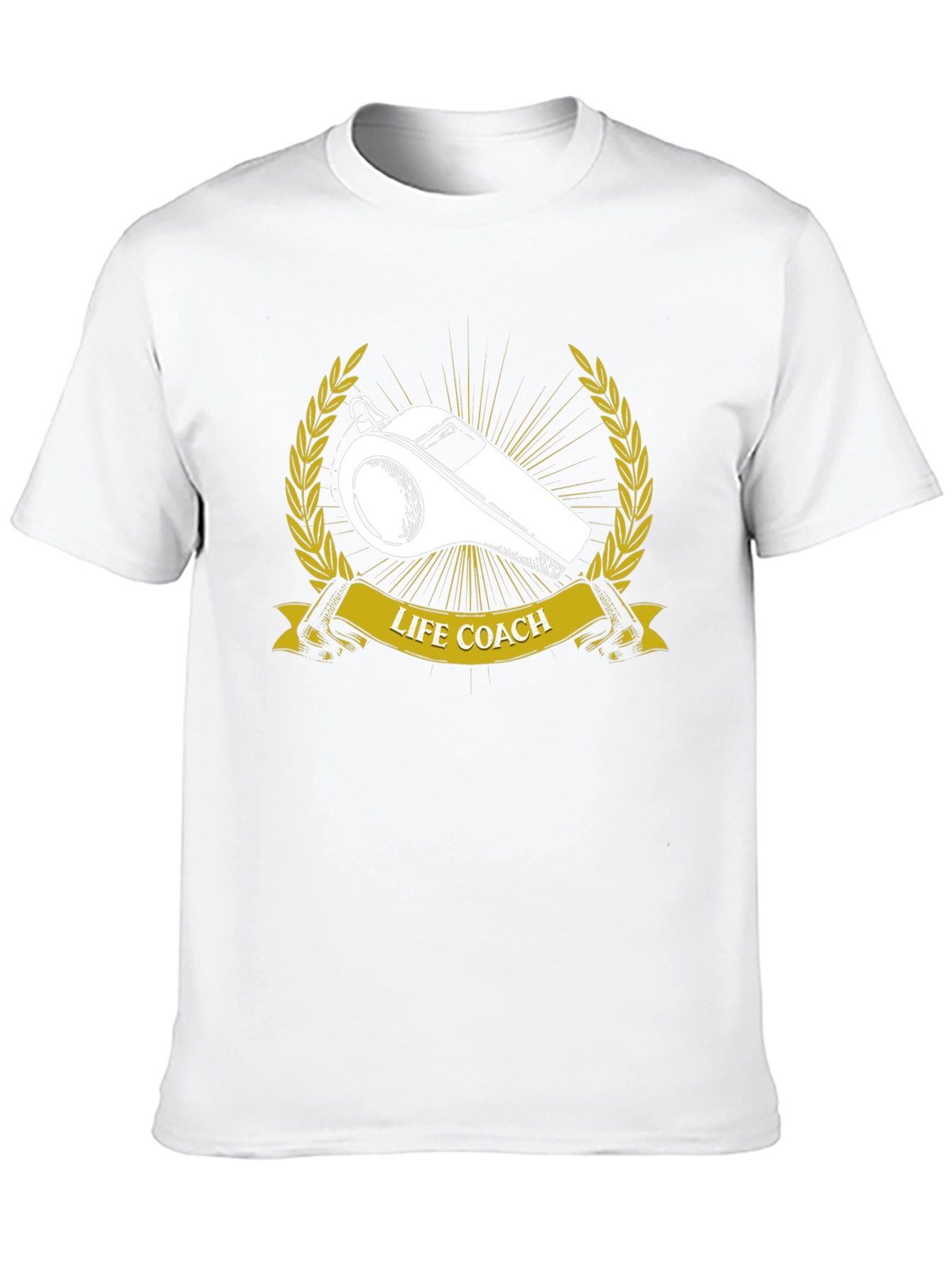 Life Coach Whistle Graphic T-Shirt
