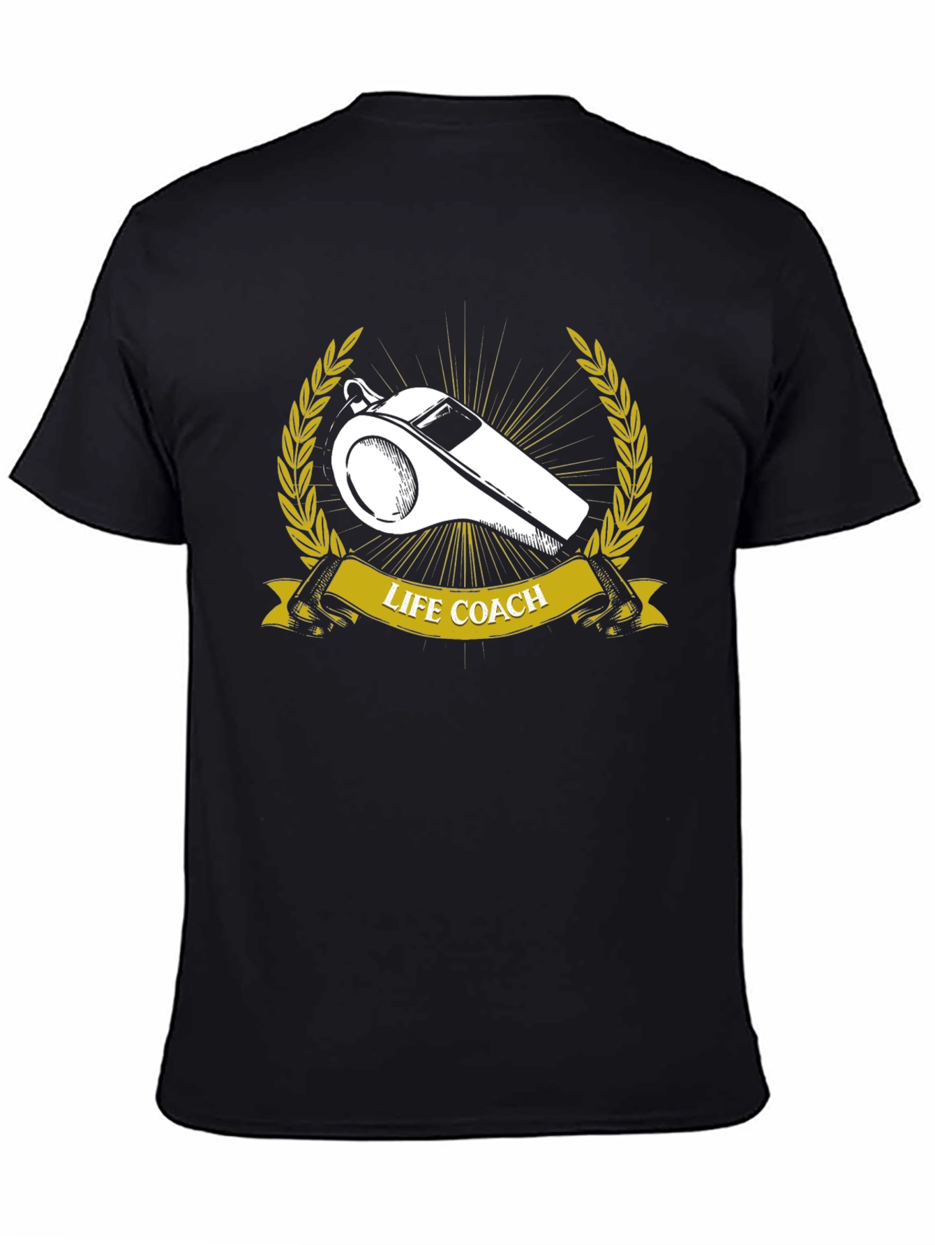 Life Coach Whistle Graphic T-Shirt