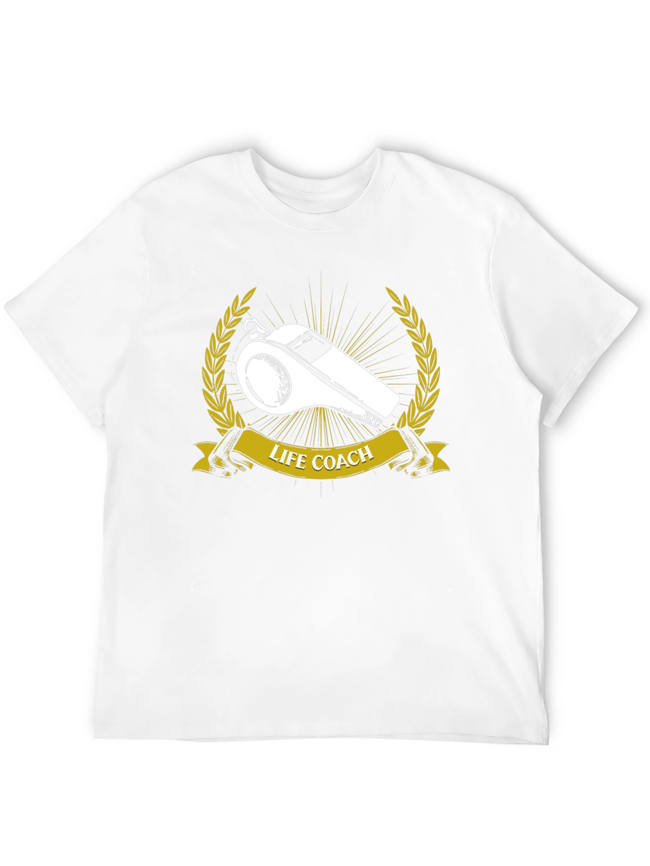 Life Coach Whistle Graphic T-Shirt
