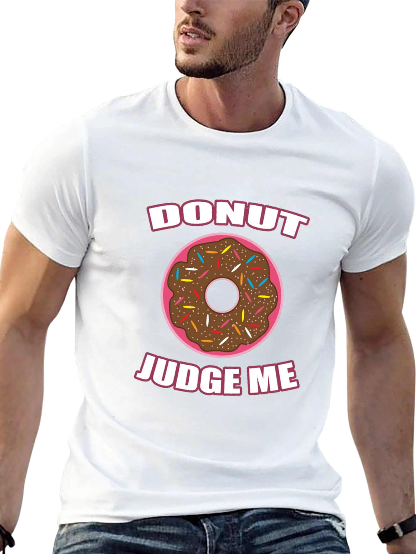 Donut Judge Me Funny Graphic T-Shirt