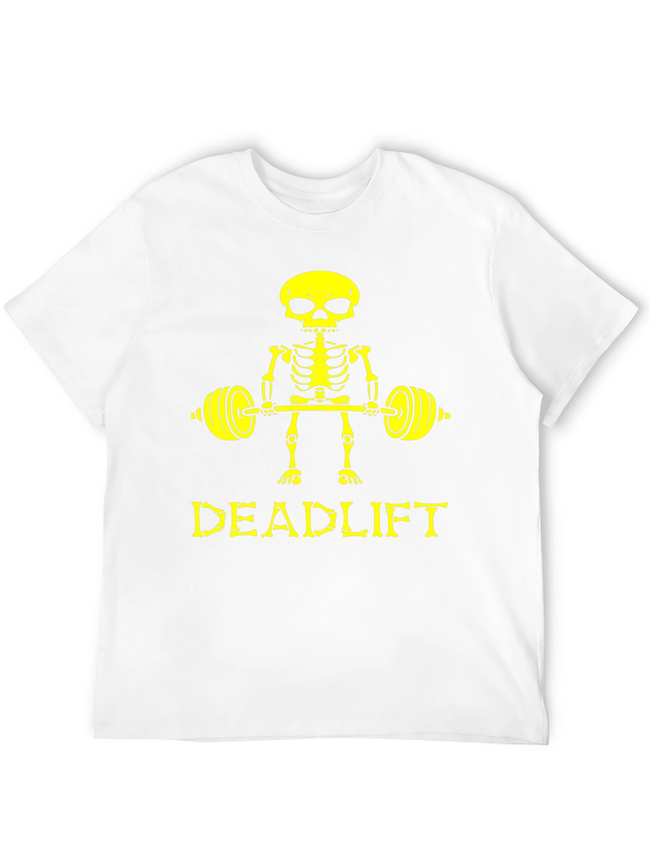 Deadlift Skeleton Graphic T-Shirt - Weightlifting Humor