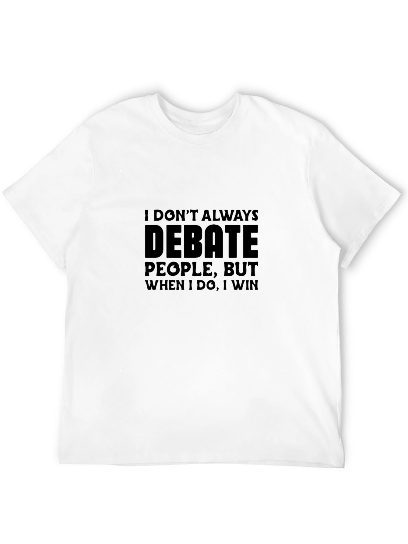 Debate Humor Black T-Shirt