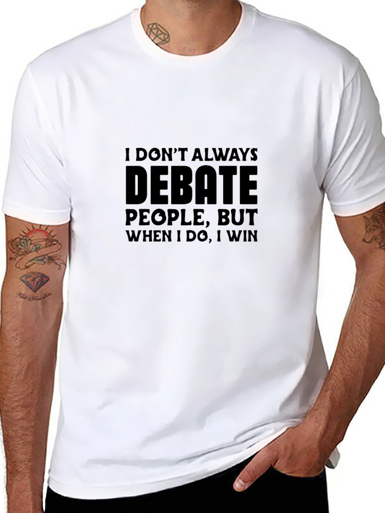 Debate Humor Black T-Shirt