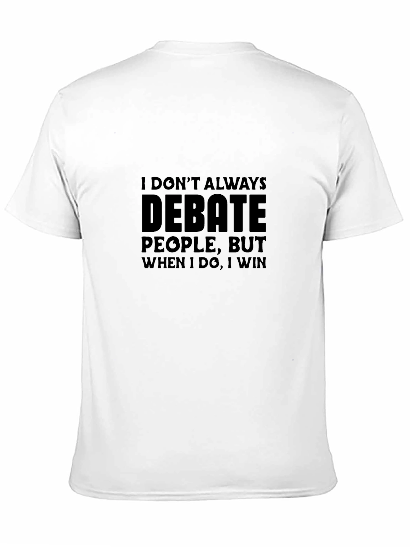 Debate Humor Black T-Shirt