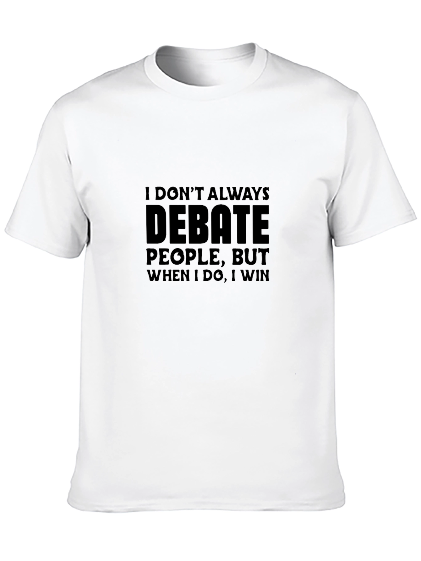 Debate Humor Black T-Shirt