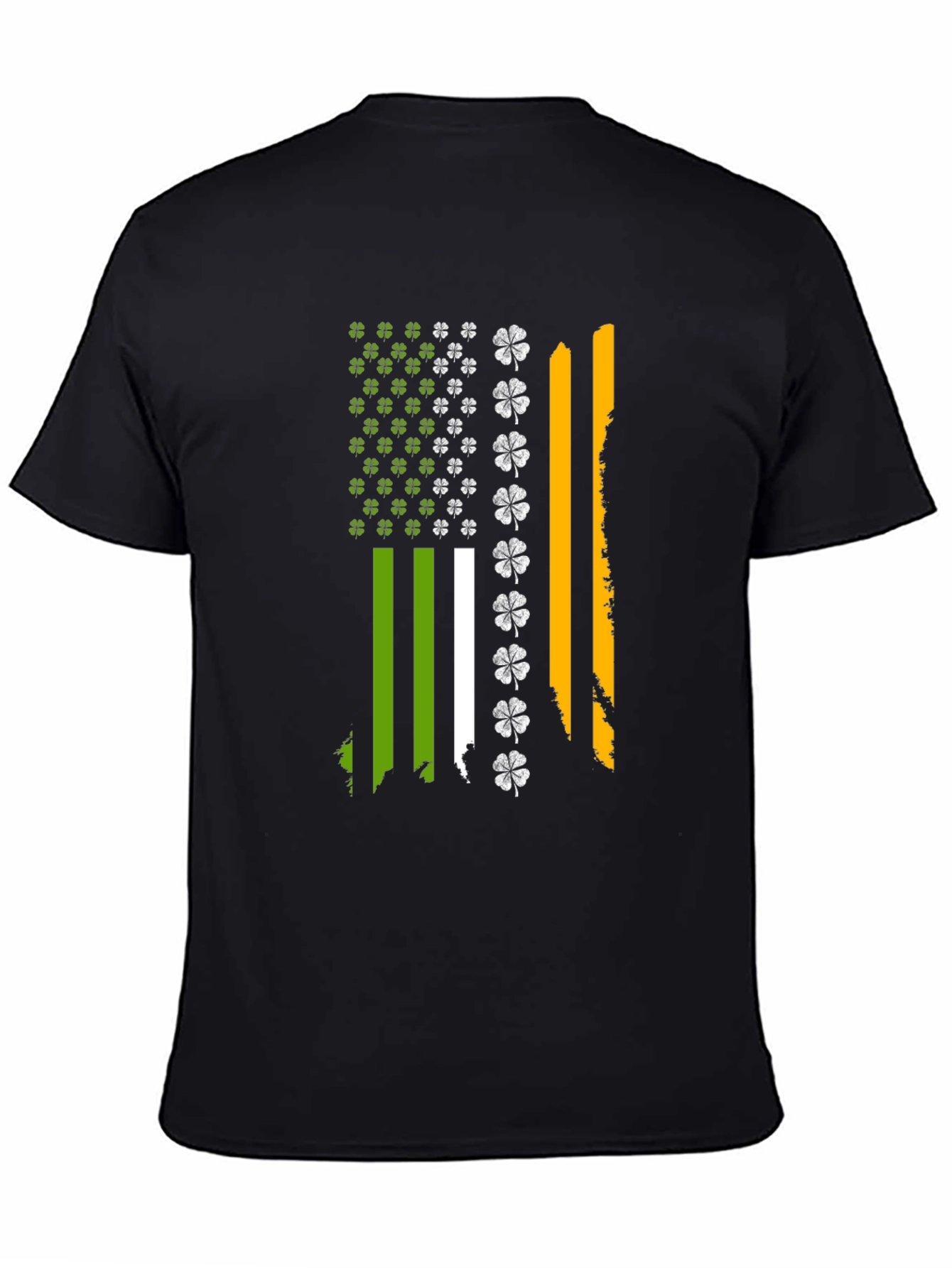 Irish Flag Shamrock Mens T-Shirt